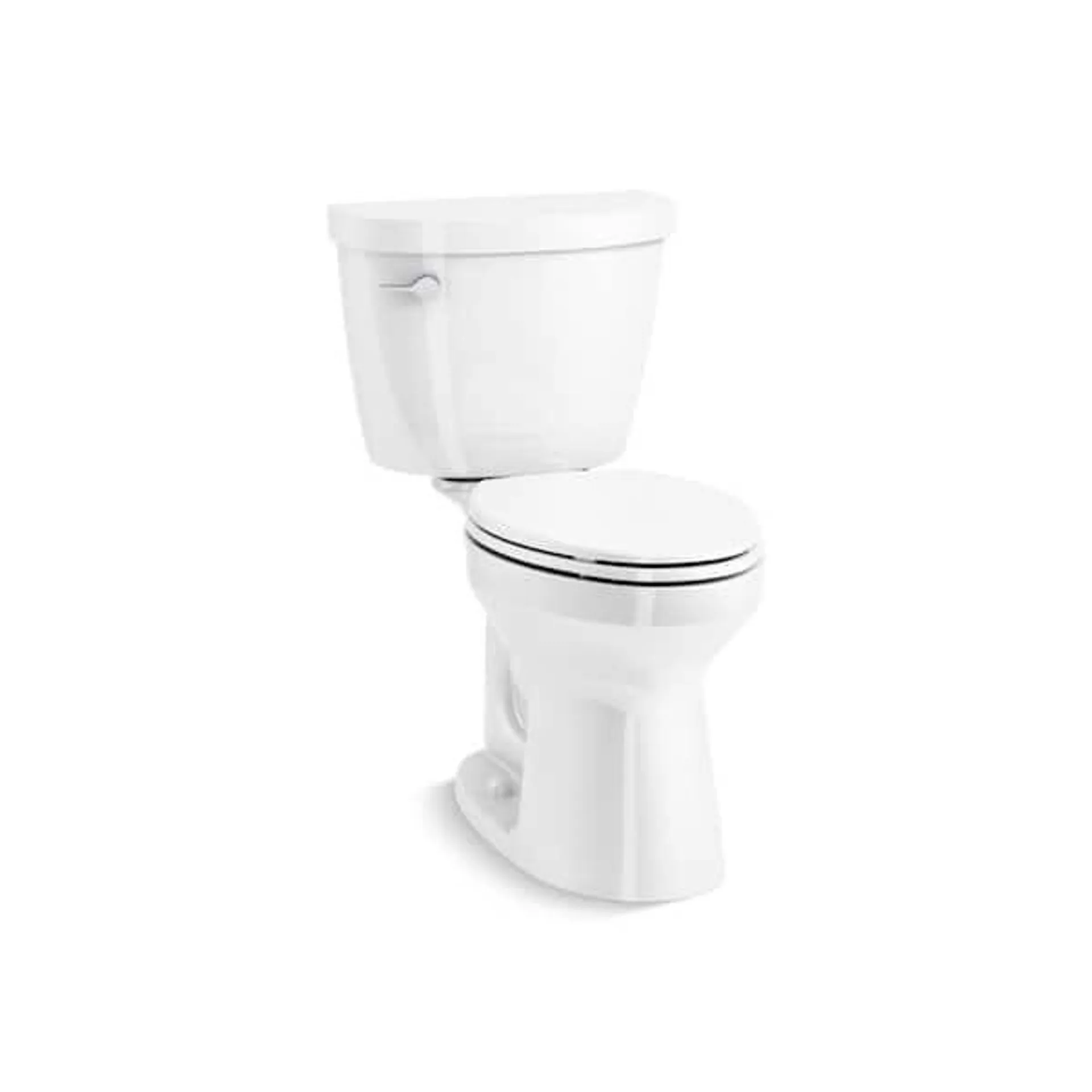 Cimarron Rev360 2-Piece 1.28 GPF Single Flush Elongated Complete Solution Toilet in White