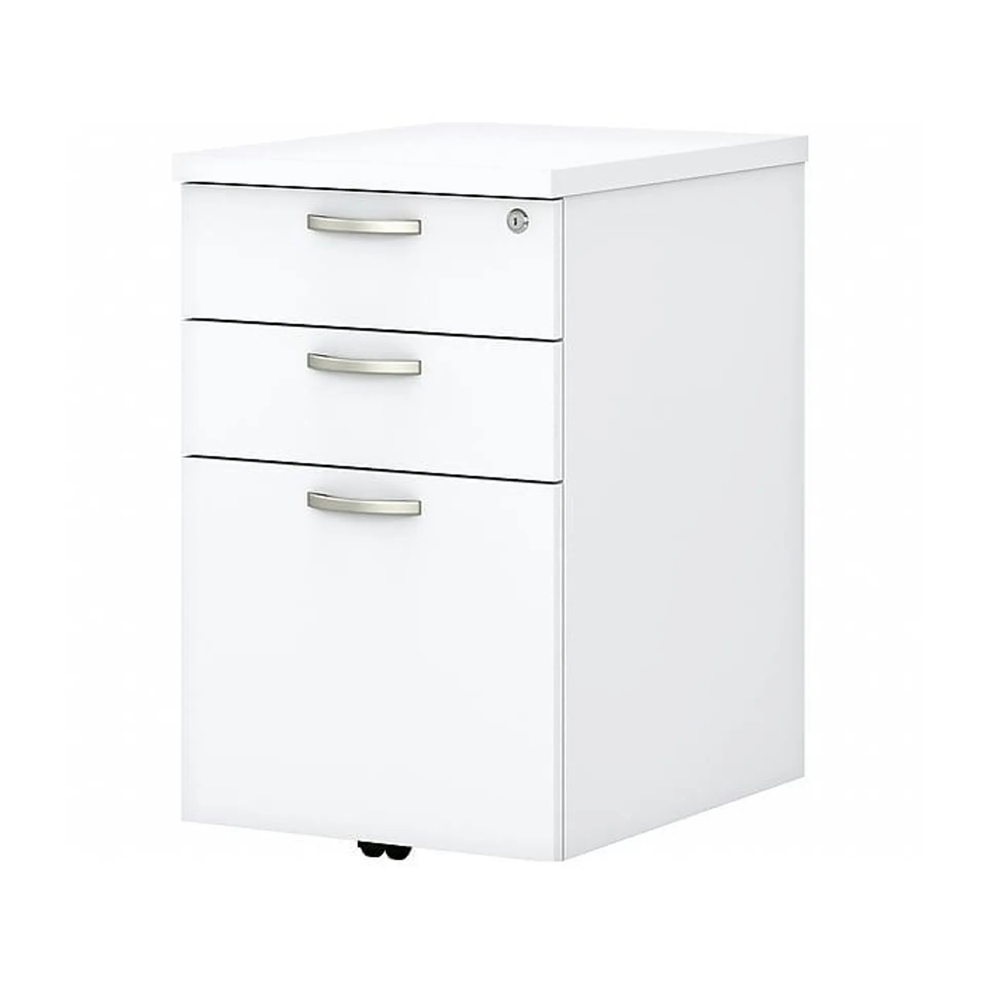 Bush Business Furniture Easy Office 3-Drawer Mobile Vertical File Cabinet,