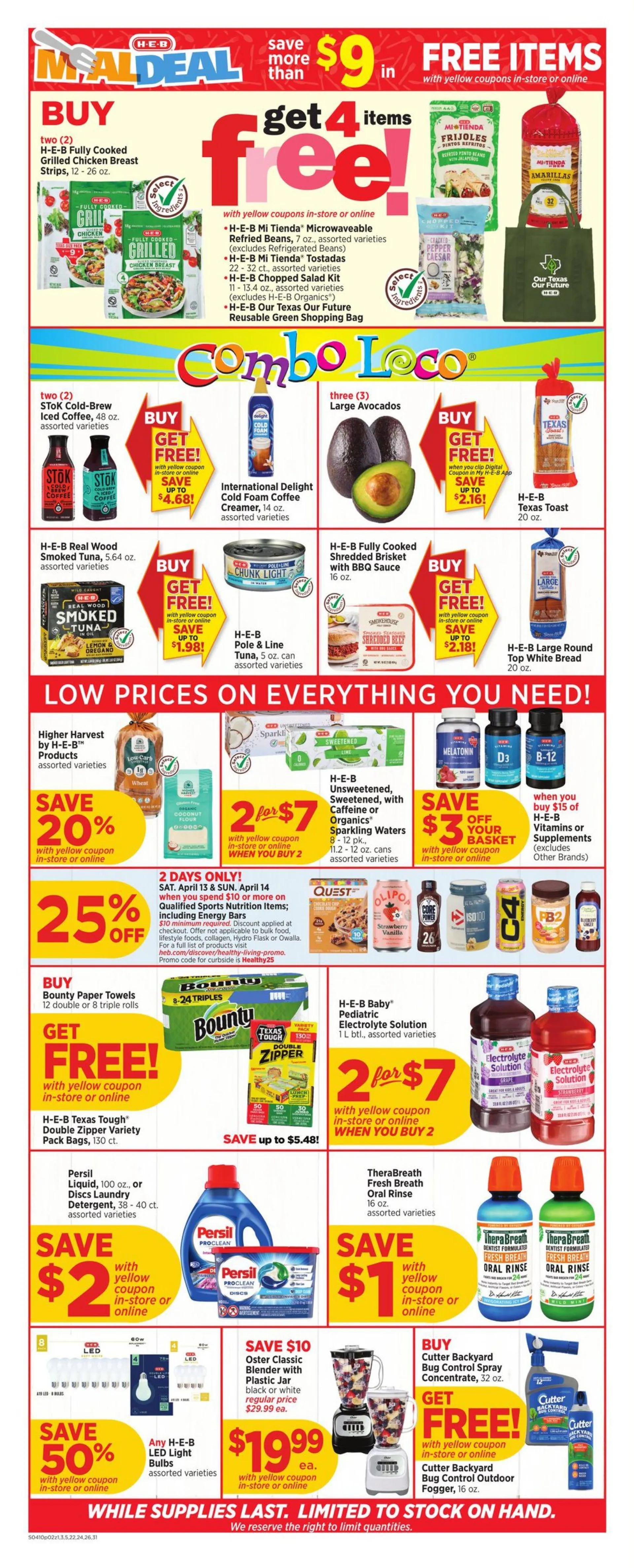 Weekly ad H-E-B Current weekly ad from April 10 to April 16 2024 - Page 2