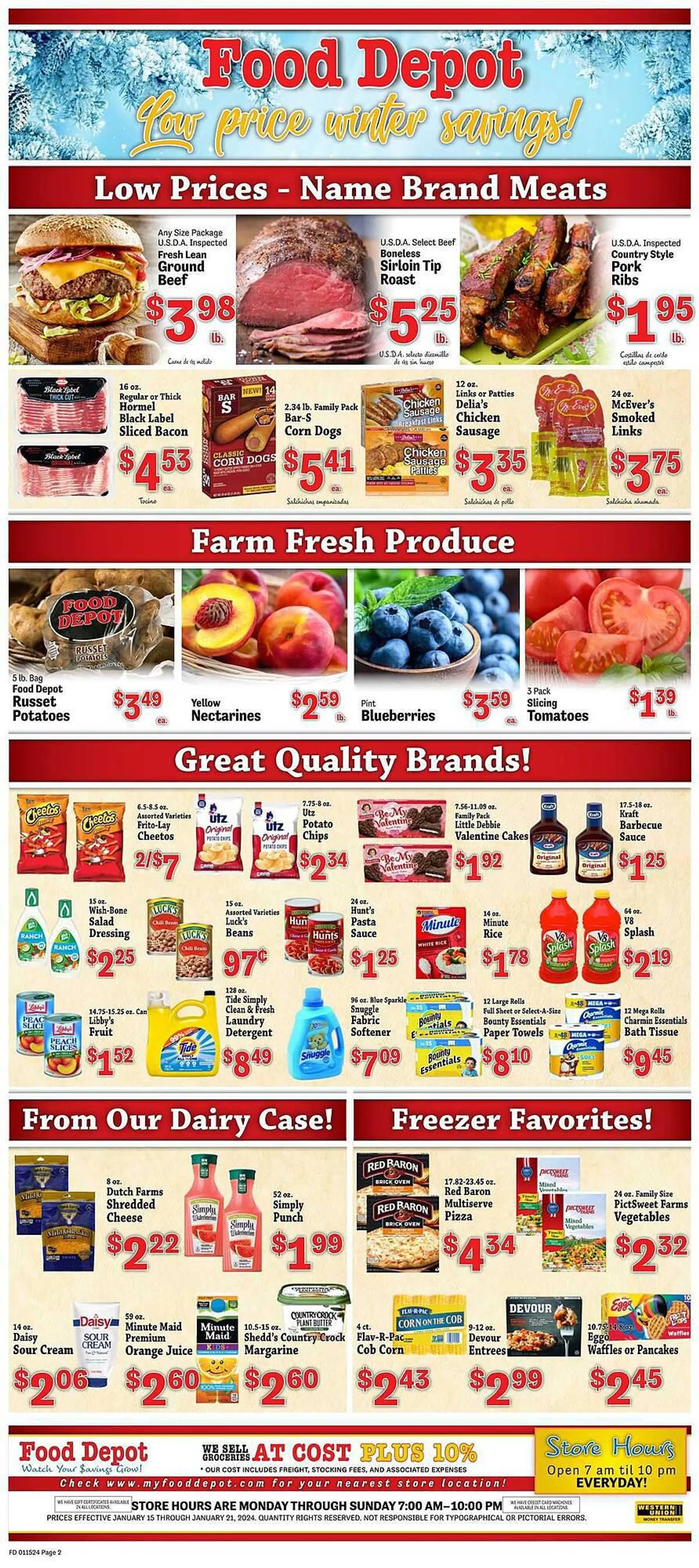 Weekly ad Food Depot Weekly Ad from January 16 to January 21 2024 - Page 2