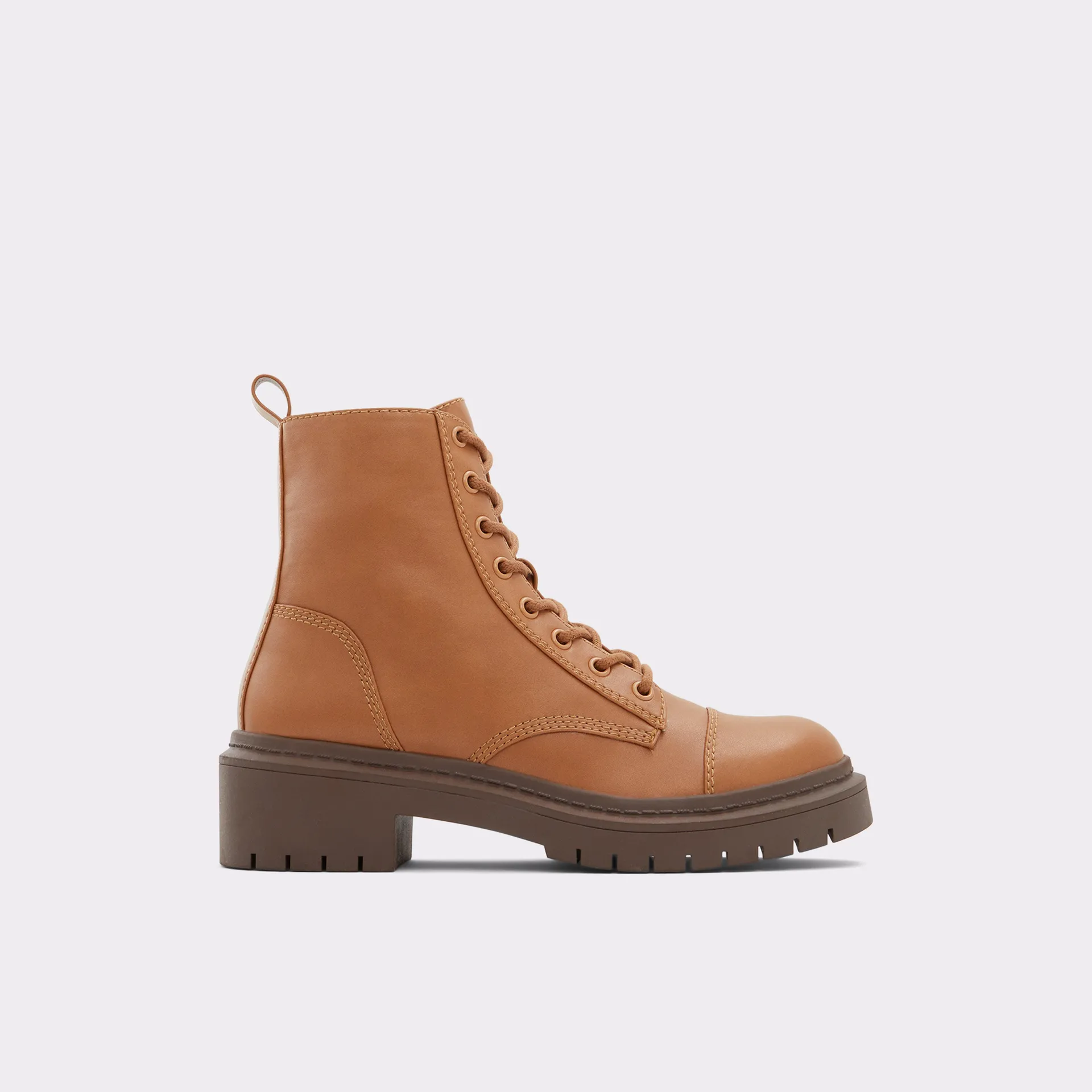 Combat ankle boot - Brown