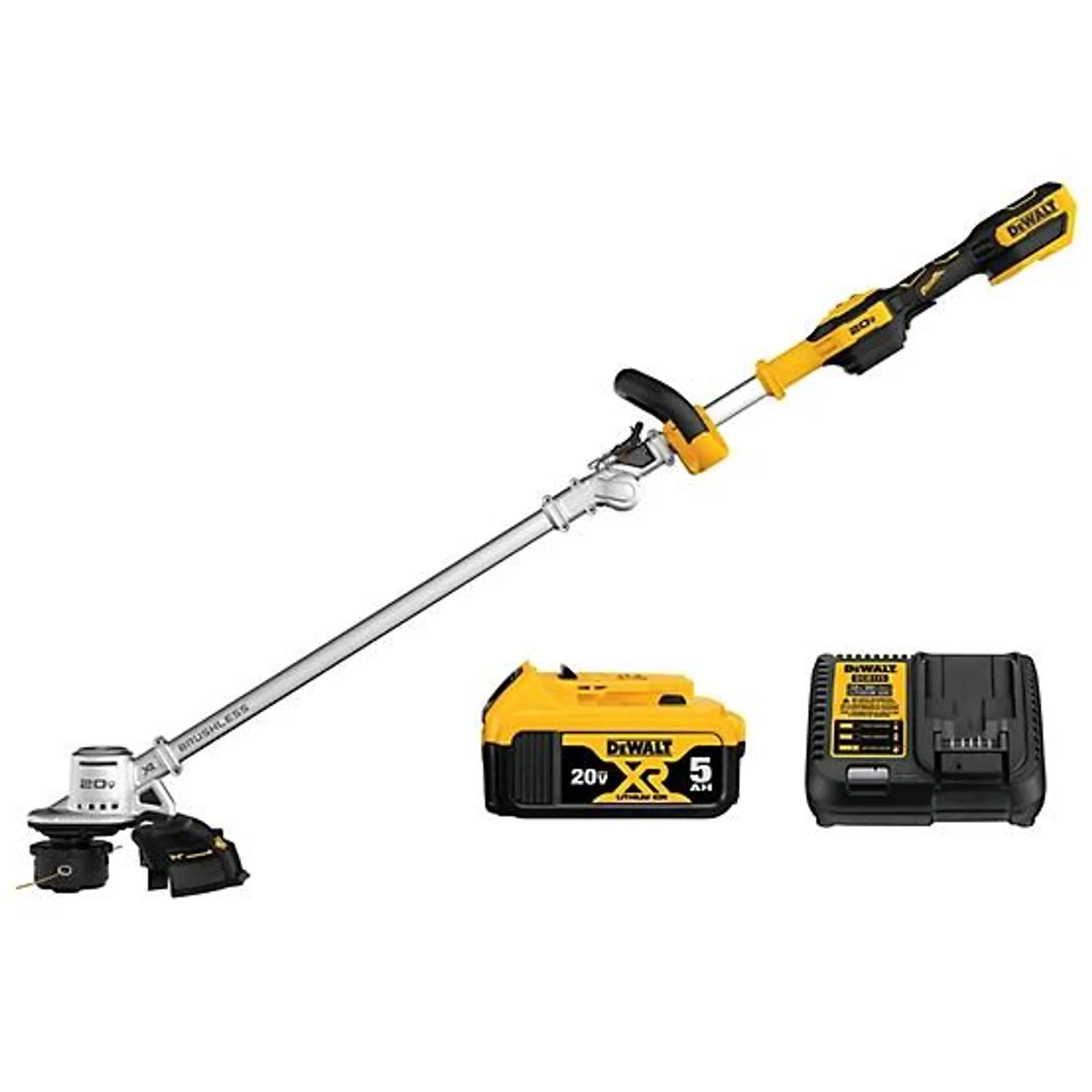 14 in. 20V Max Cordless Brushless String Trimmer Kit, (1) 5Ah Battery and Charger Included