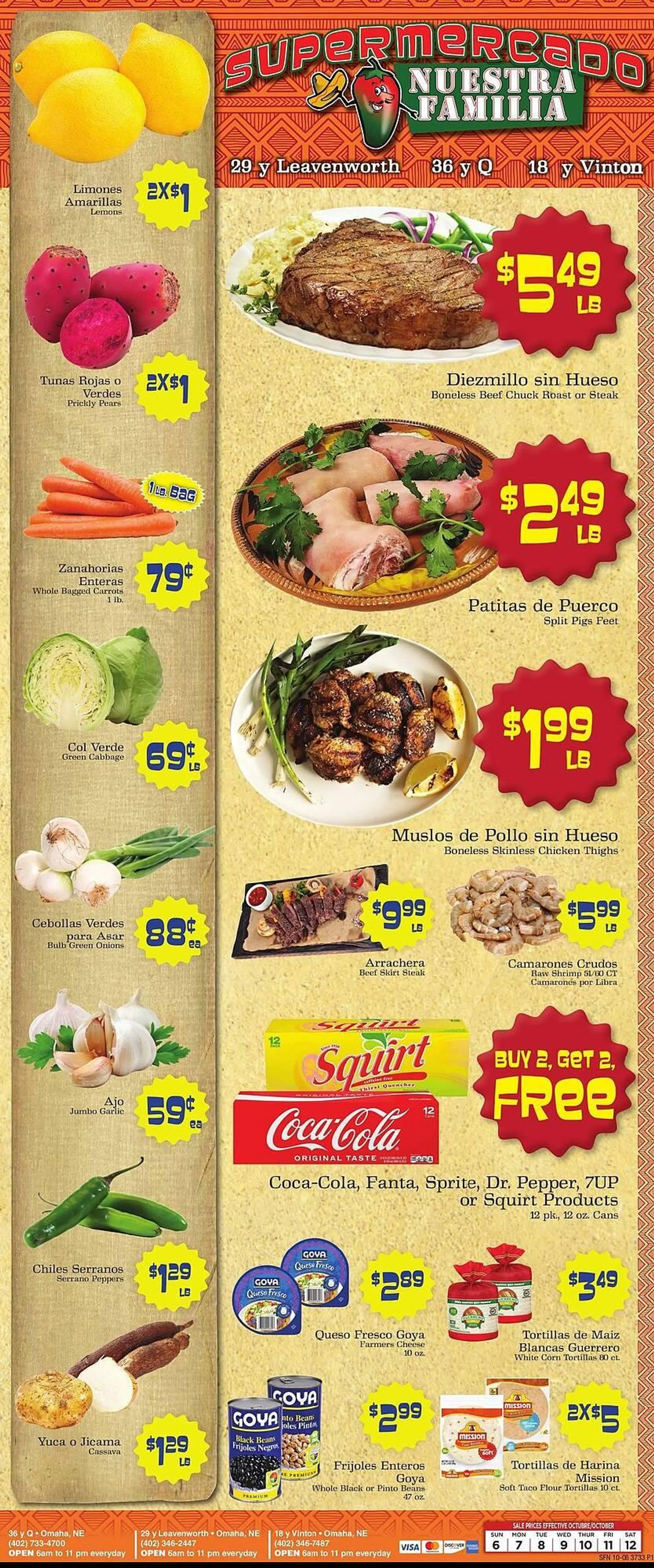 Supermercado Nuestra Familia Weekly Ad - 1