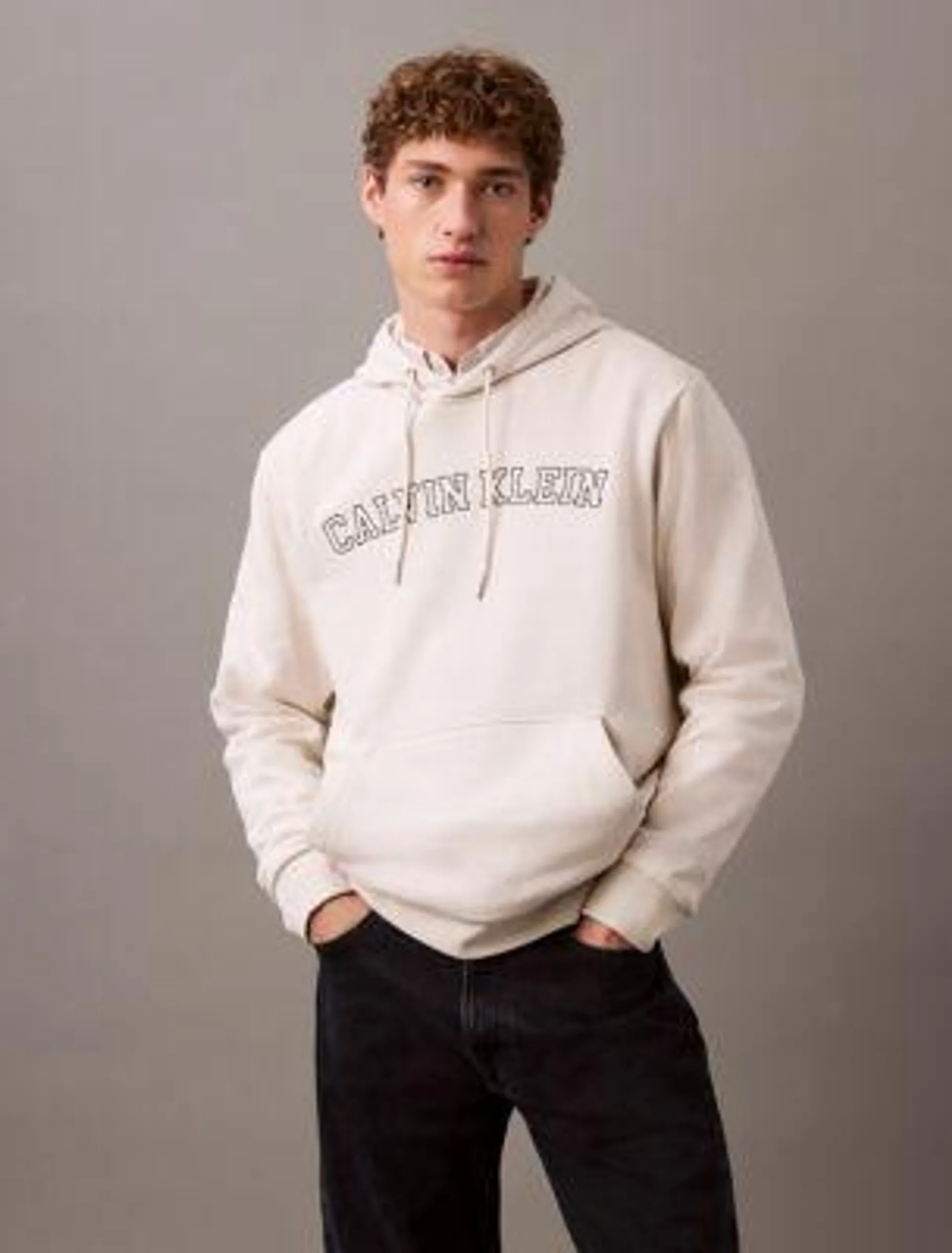 Varsity Logo Graphic Fleece Classic Hoodie