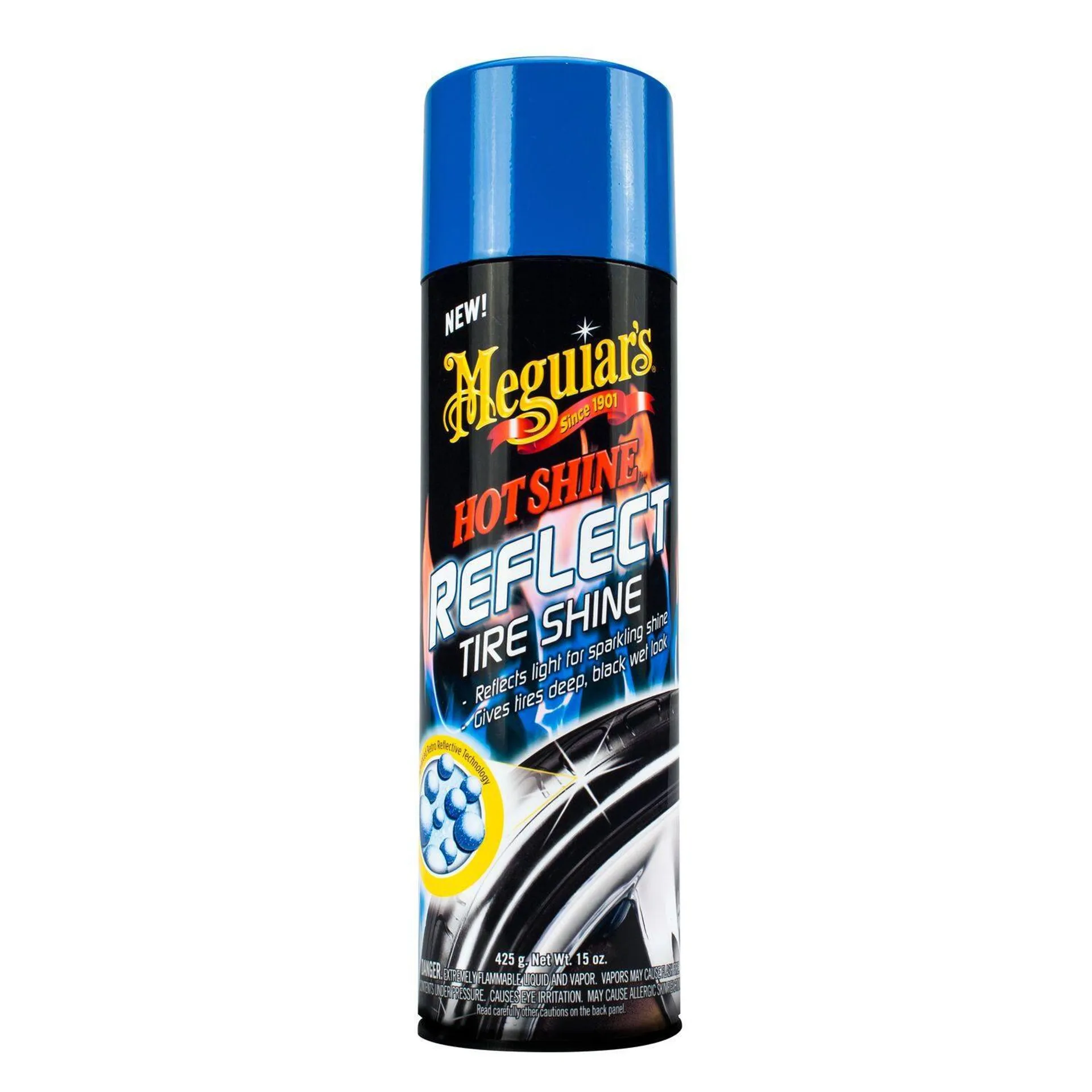 Meguiar's Hot Shine Reflect Tire Shine Spray 15oz