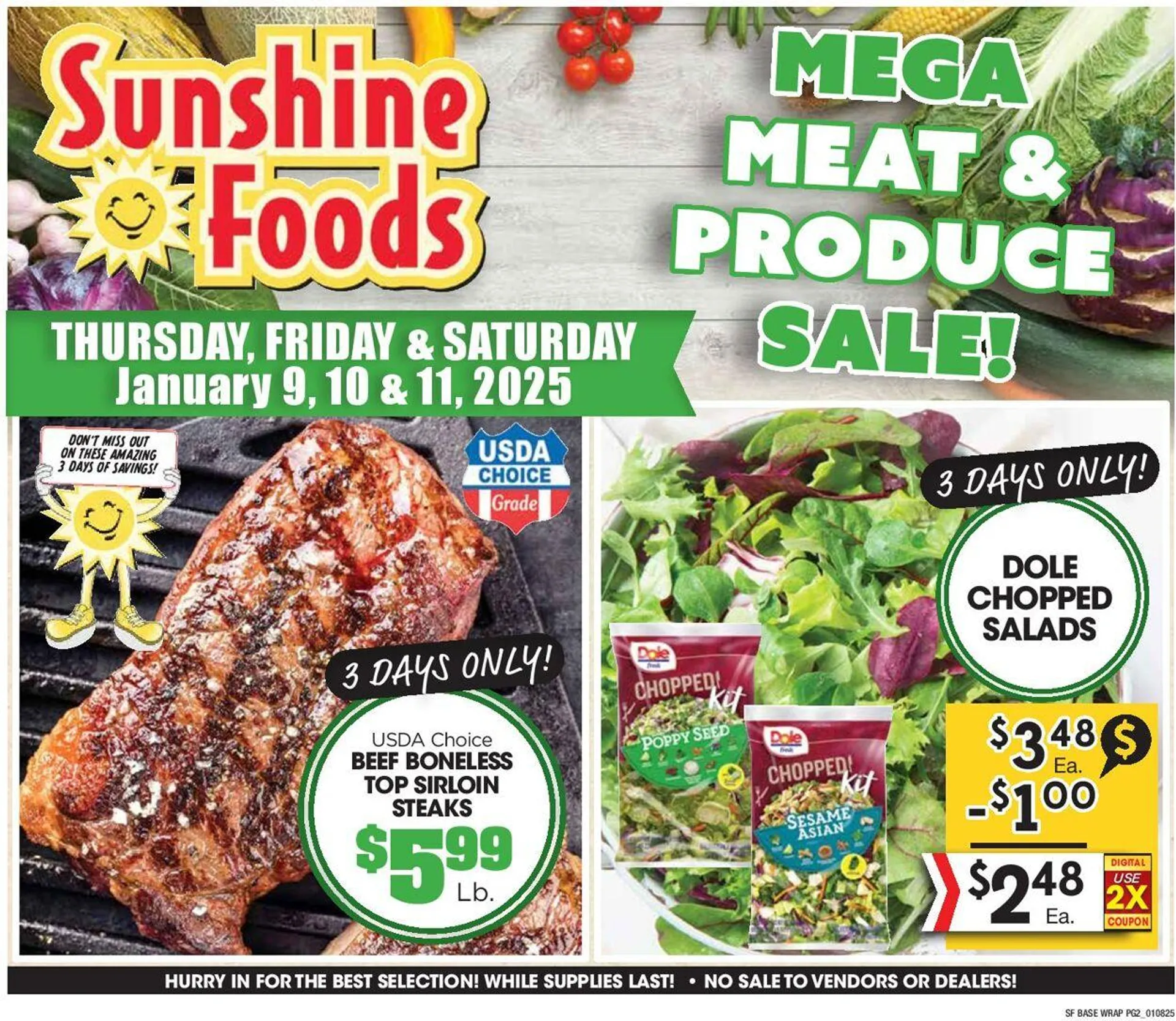 Weekly ad Sunshine Foods from January 8 to January 14 2025 - Page 10