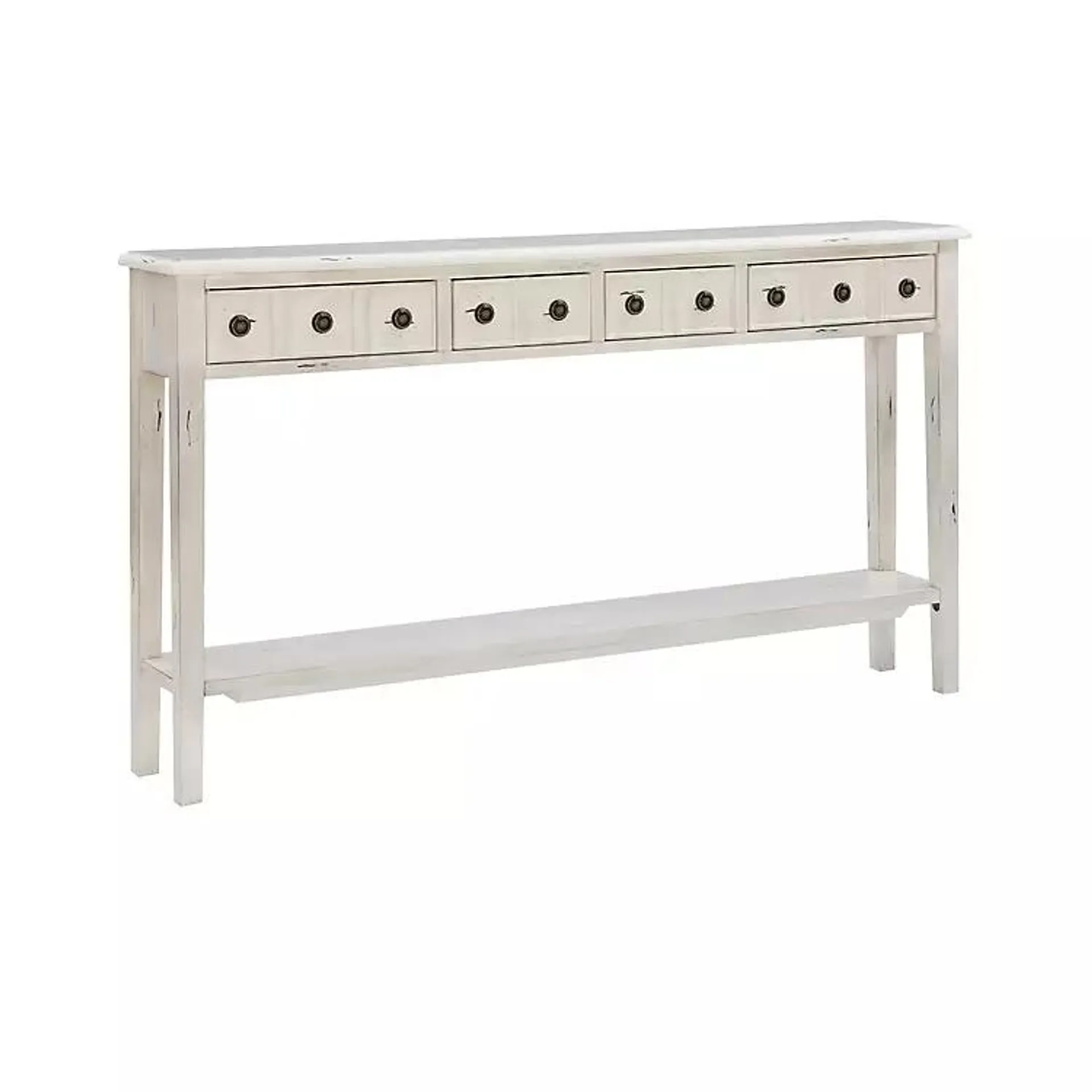 Paloma Cream 4-Drawer Console Table