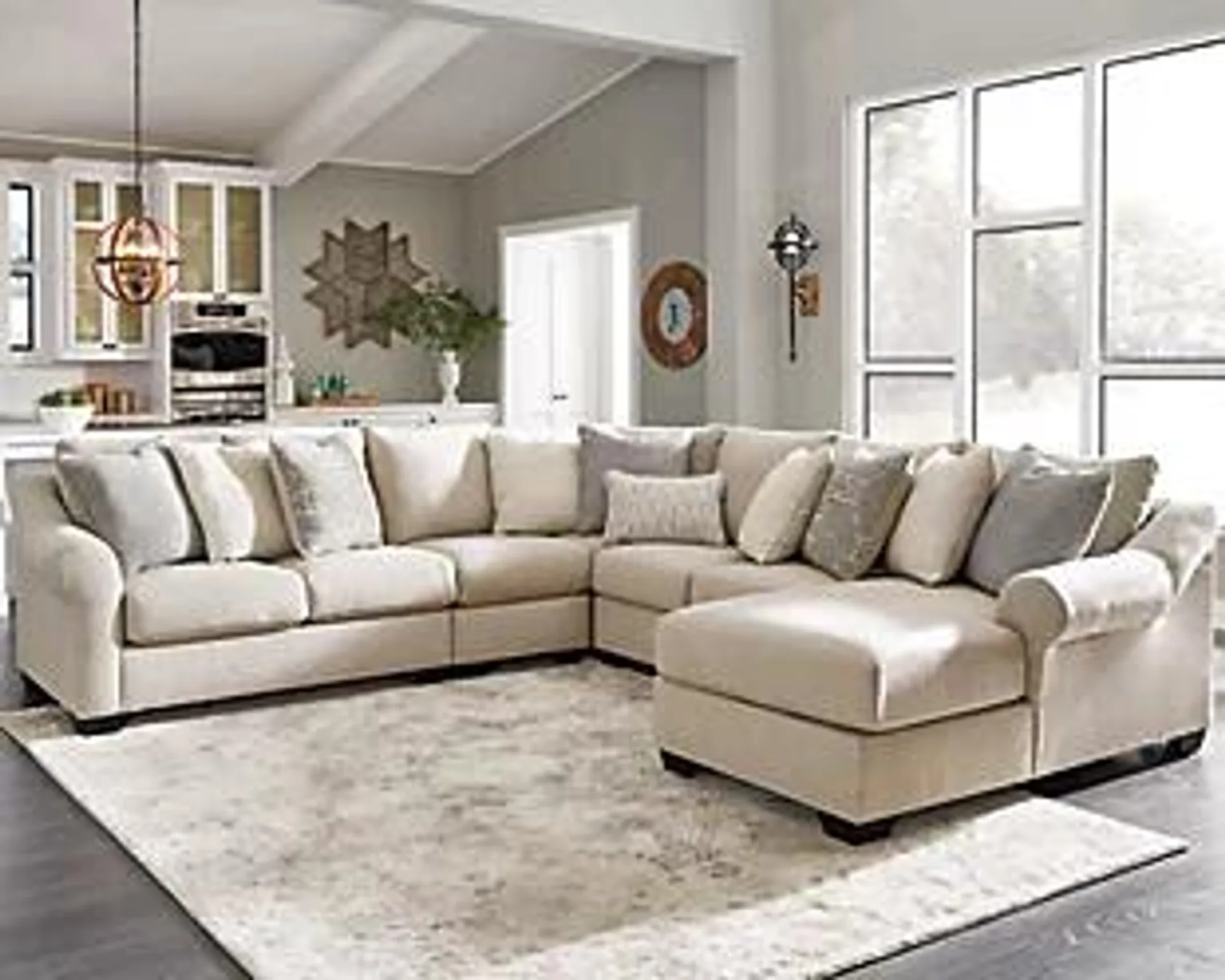 Carnaby 5-Piece Sectional with Chaise