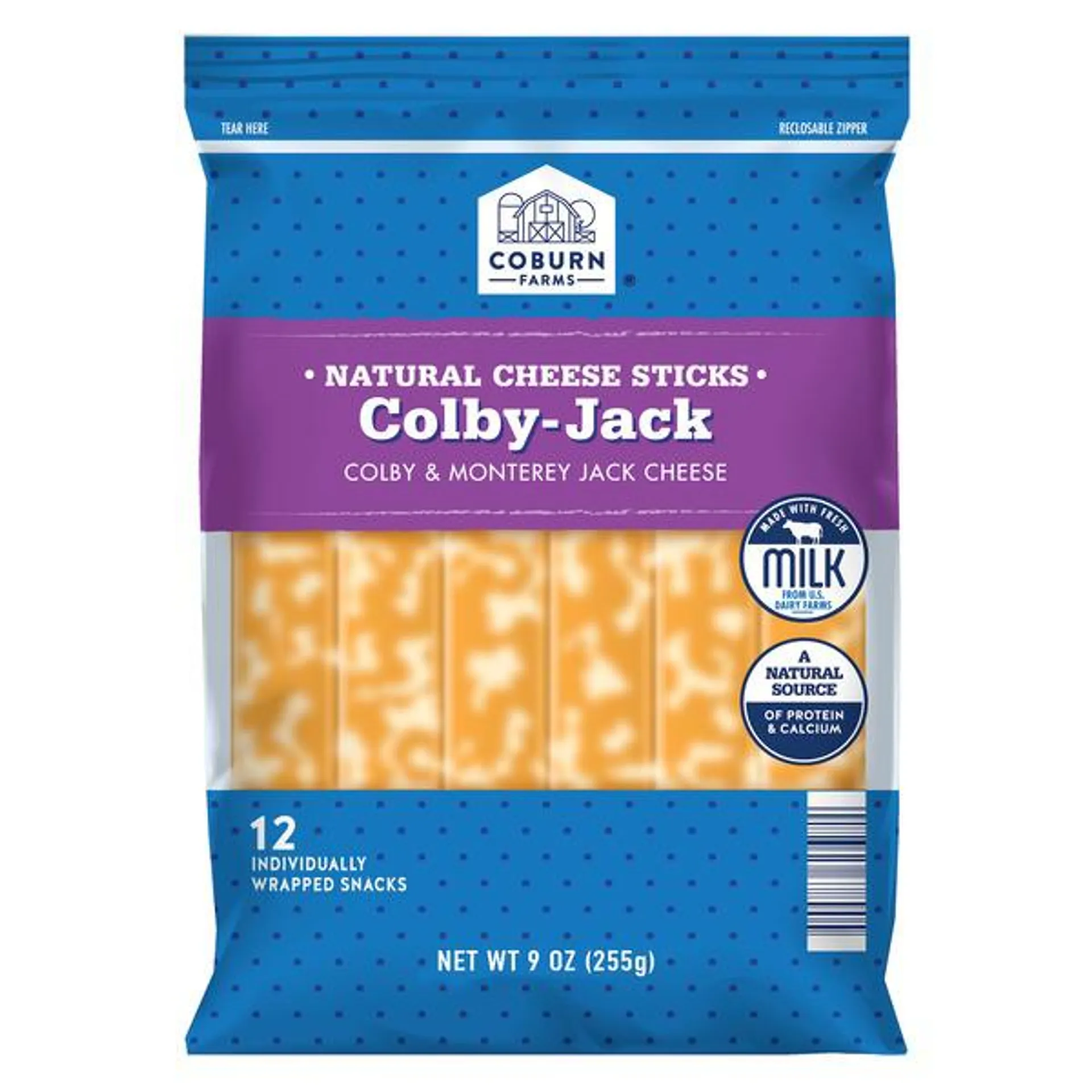 Coburn Farms Colby Jack Snack Sticks