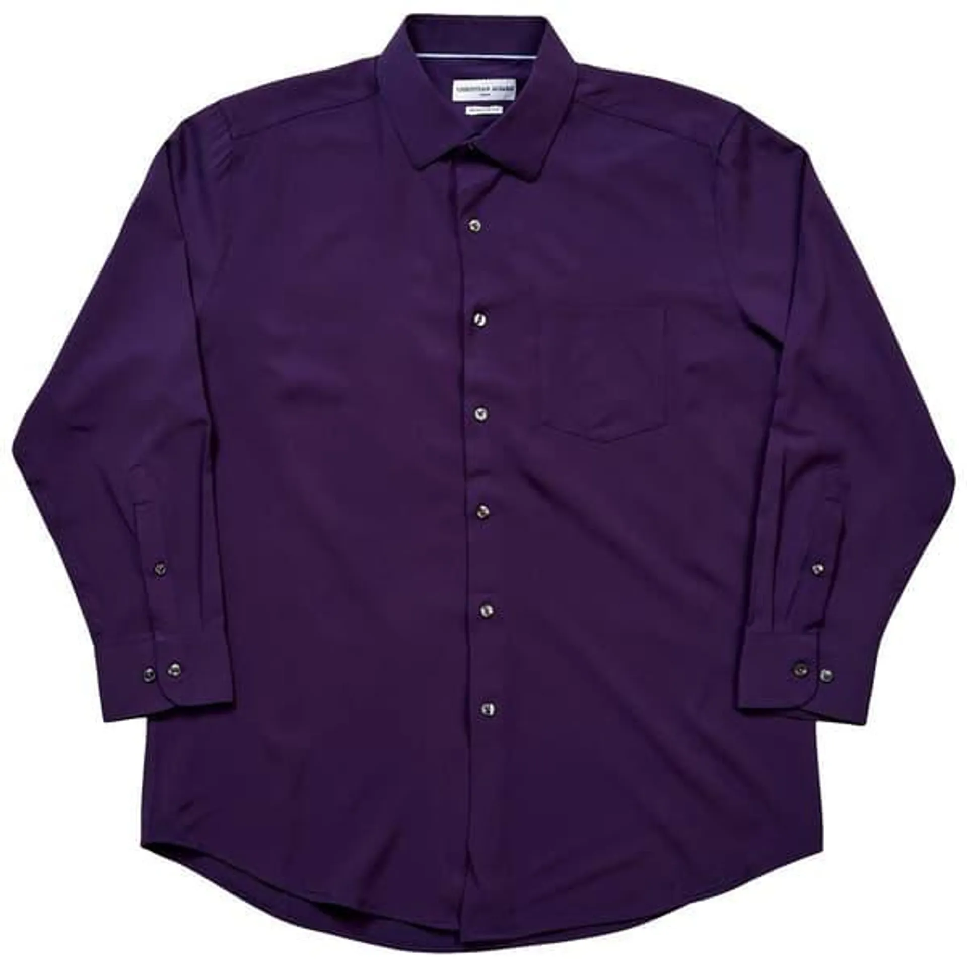 Mens Christian Aujard Regular Fit Dress Shirt - Purple Cornflower