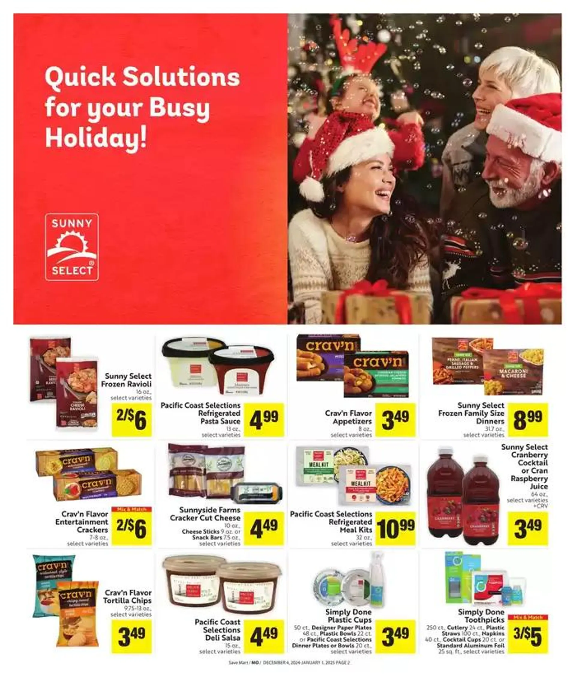 Weekly ad Current bargains and offers from December 4 to January 1 2025 - Page 2