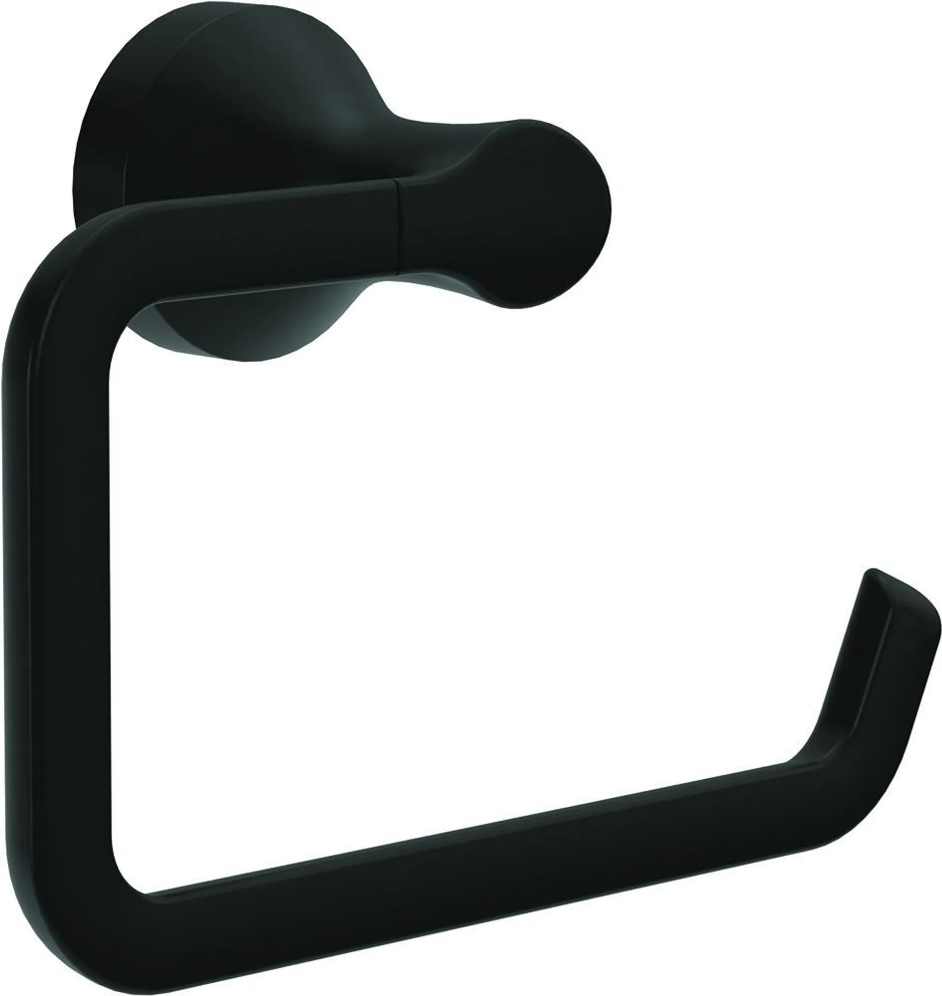 Delta® Caffery™ Matte Black Towel Ring