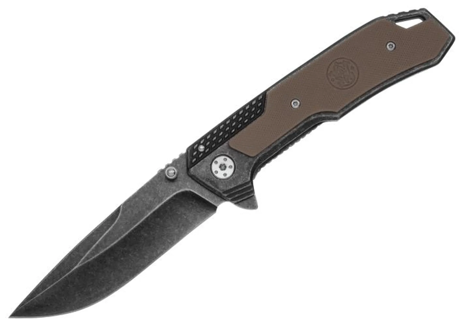 Smith & Wesson Stonewash Folding Knife - 3.55"