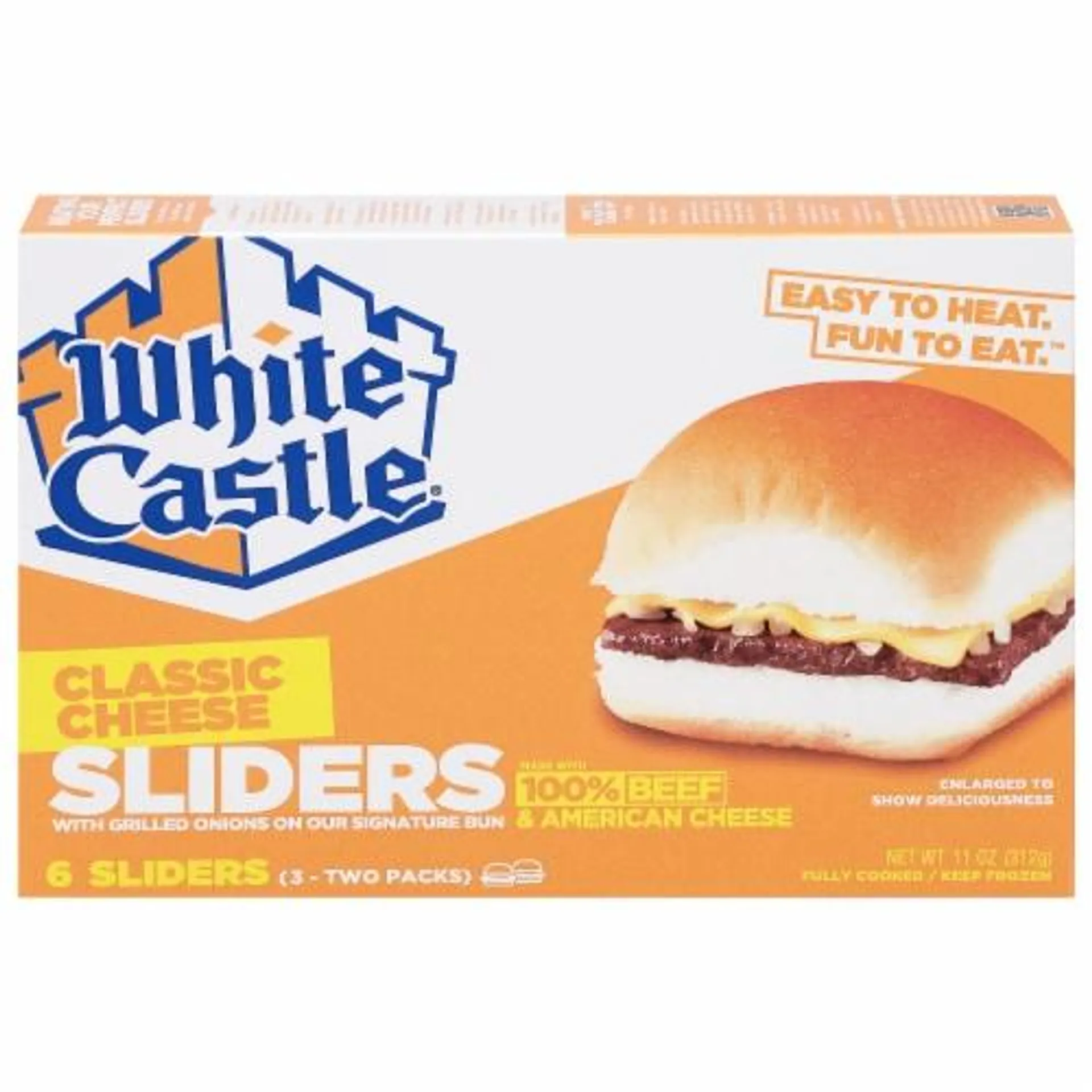 White Castle Classic Cheese Sliders