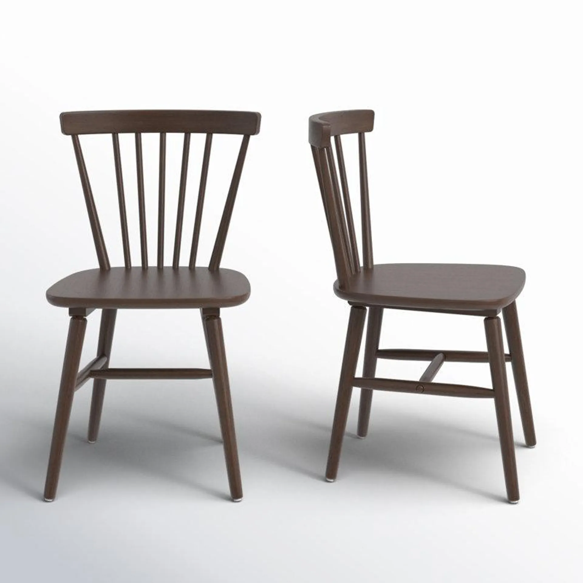 Dark Walnut Antoya Solid Wood Dining Chair