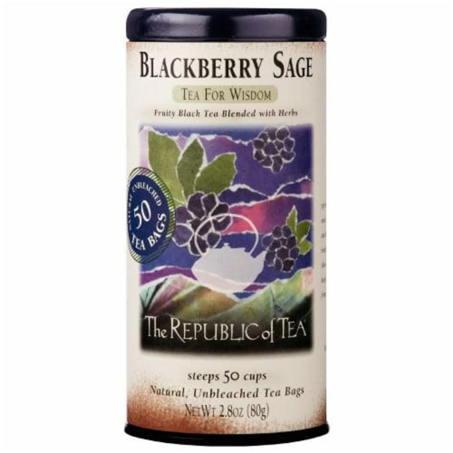 The Republic of Tea® Blackberry Sage Tea Bags
