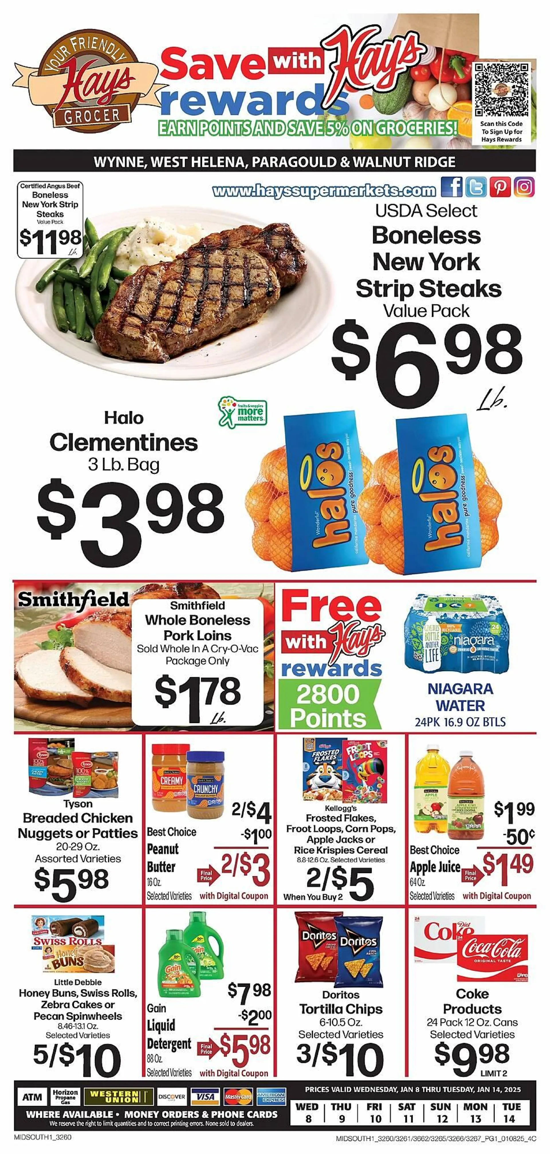 Weekly ad Hays Supermarket Weekly Ad from January 8 to January 14 2025 - Page 2