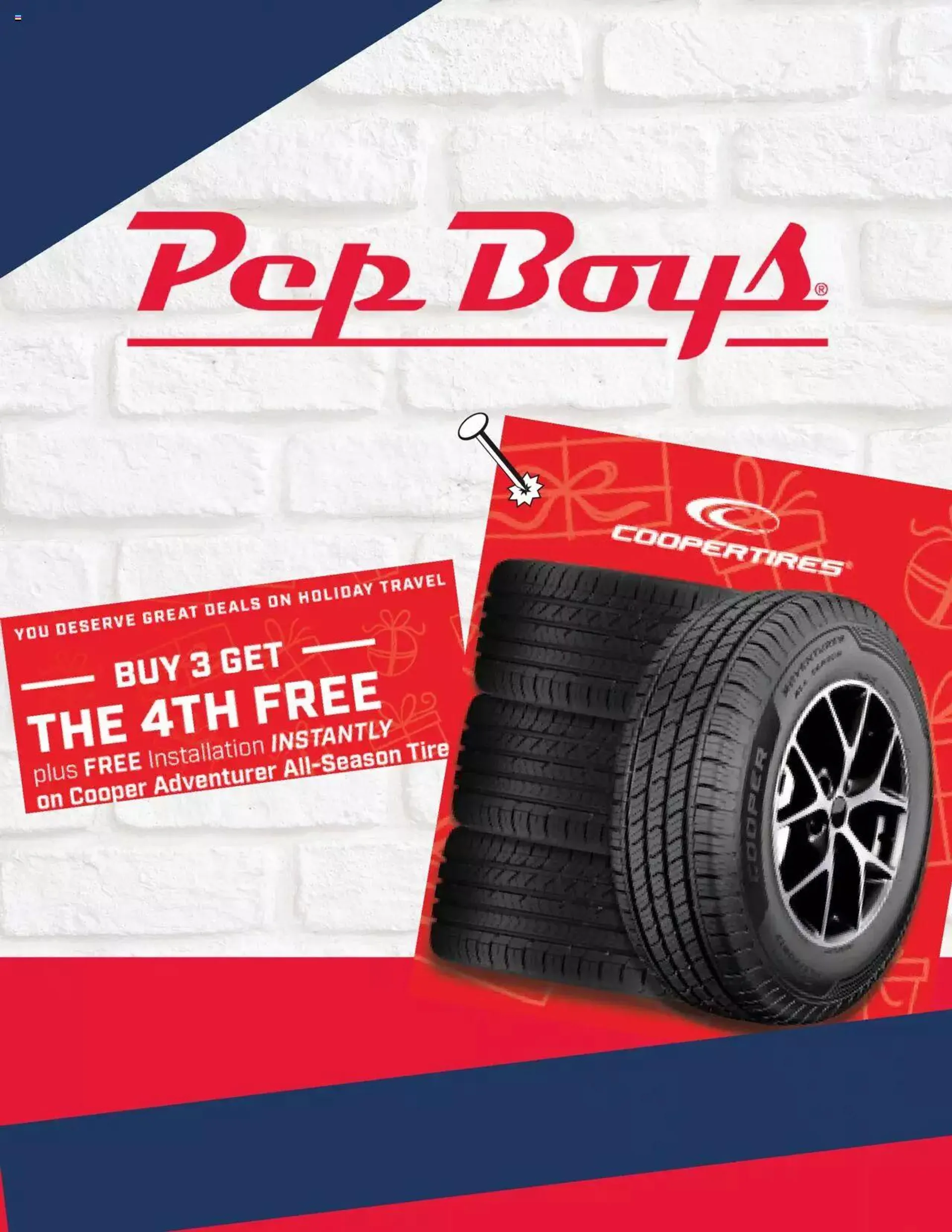 Weekly ad Pep Boys - Weekly Ad from December 1 to December 31 2023 - Page 1