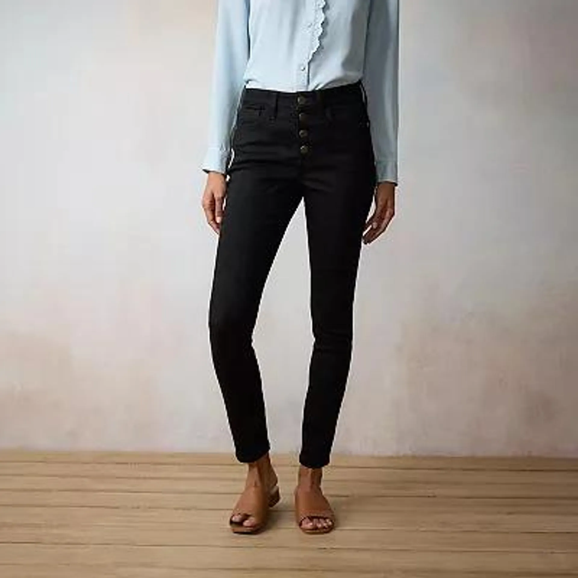 Women's LC Lauren Conrad High Rise 5-Pocket Skinny Jeans