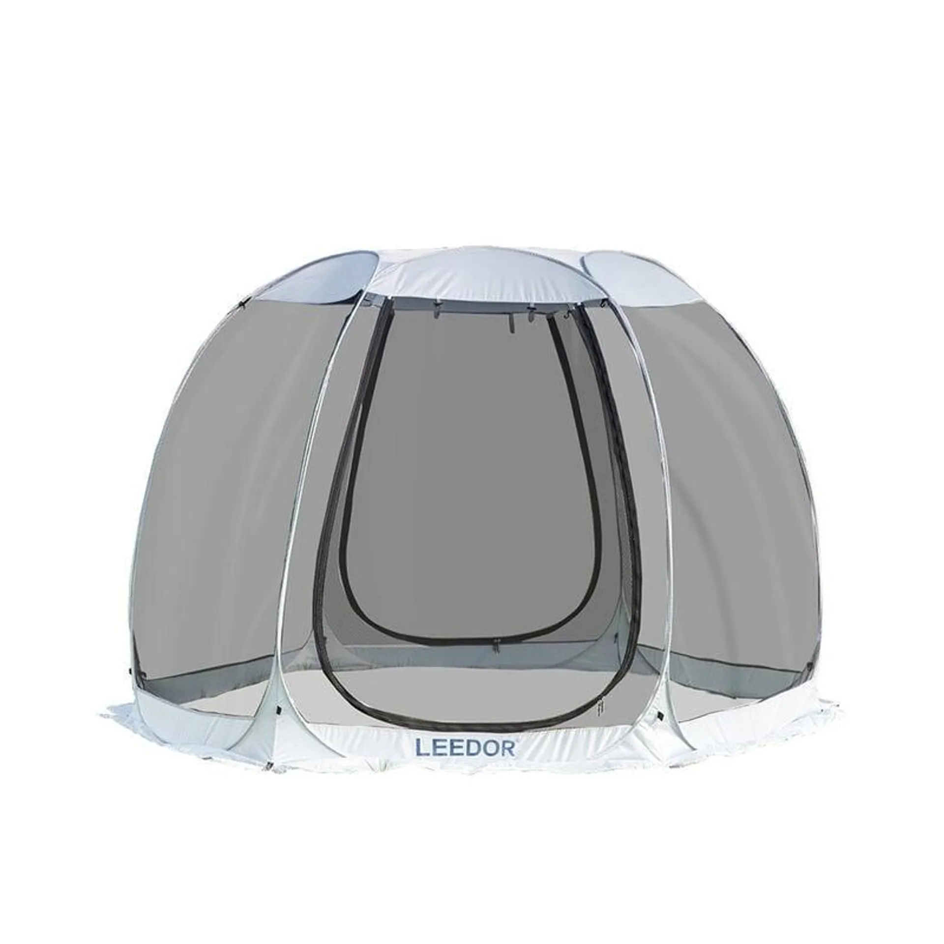 Leedor Pop-Up Screen House Tent, 10' x 10', Gray