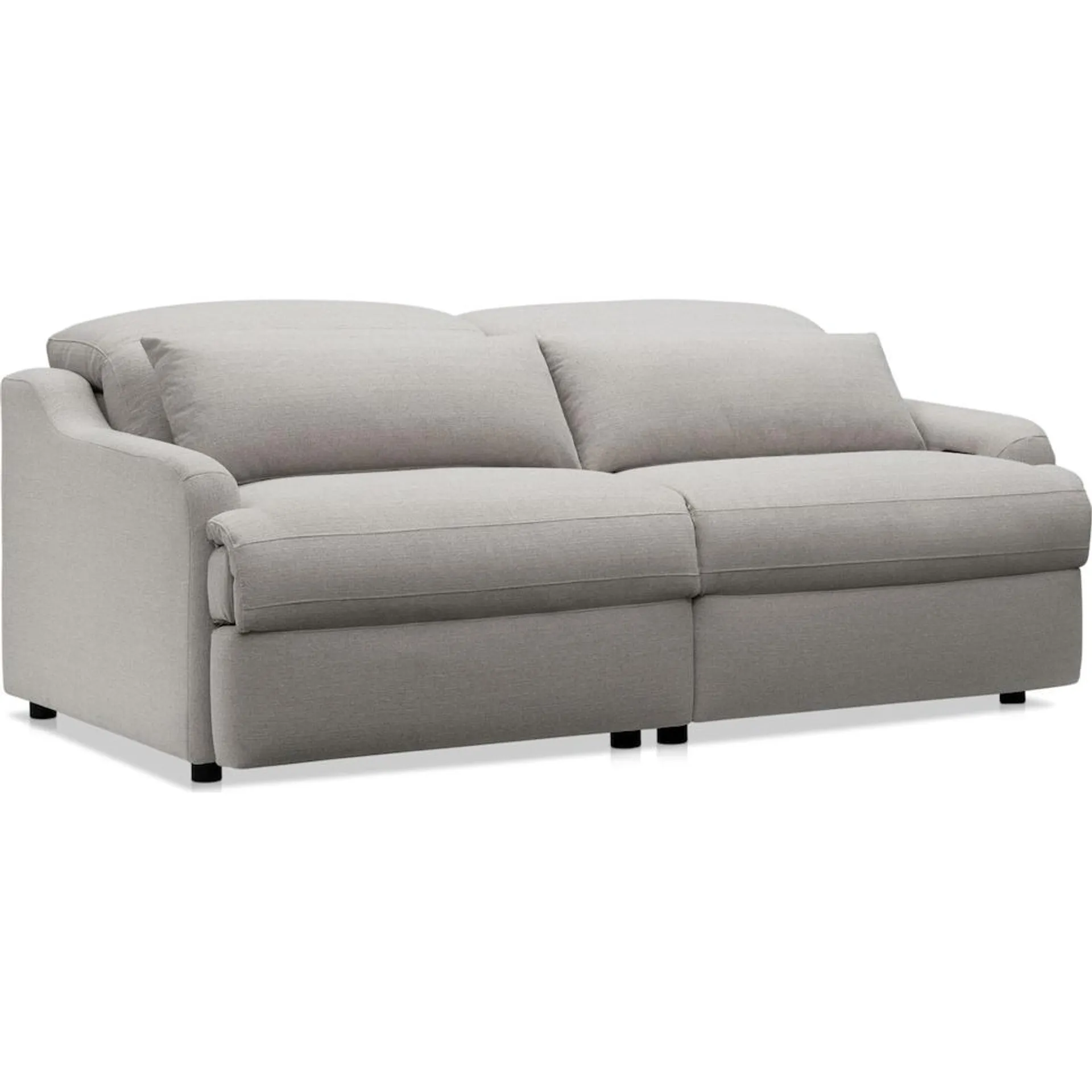 Gentry 2-Piece Dual-Power Reclining Loveseat - Dove