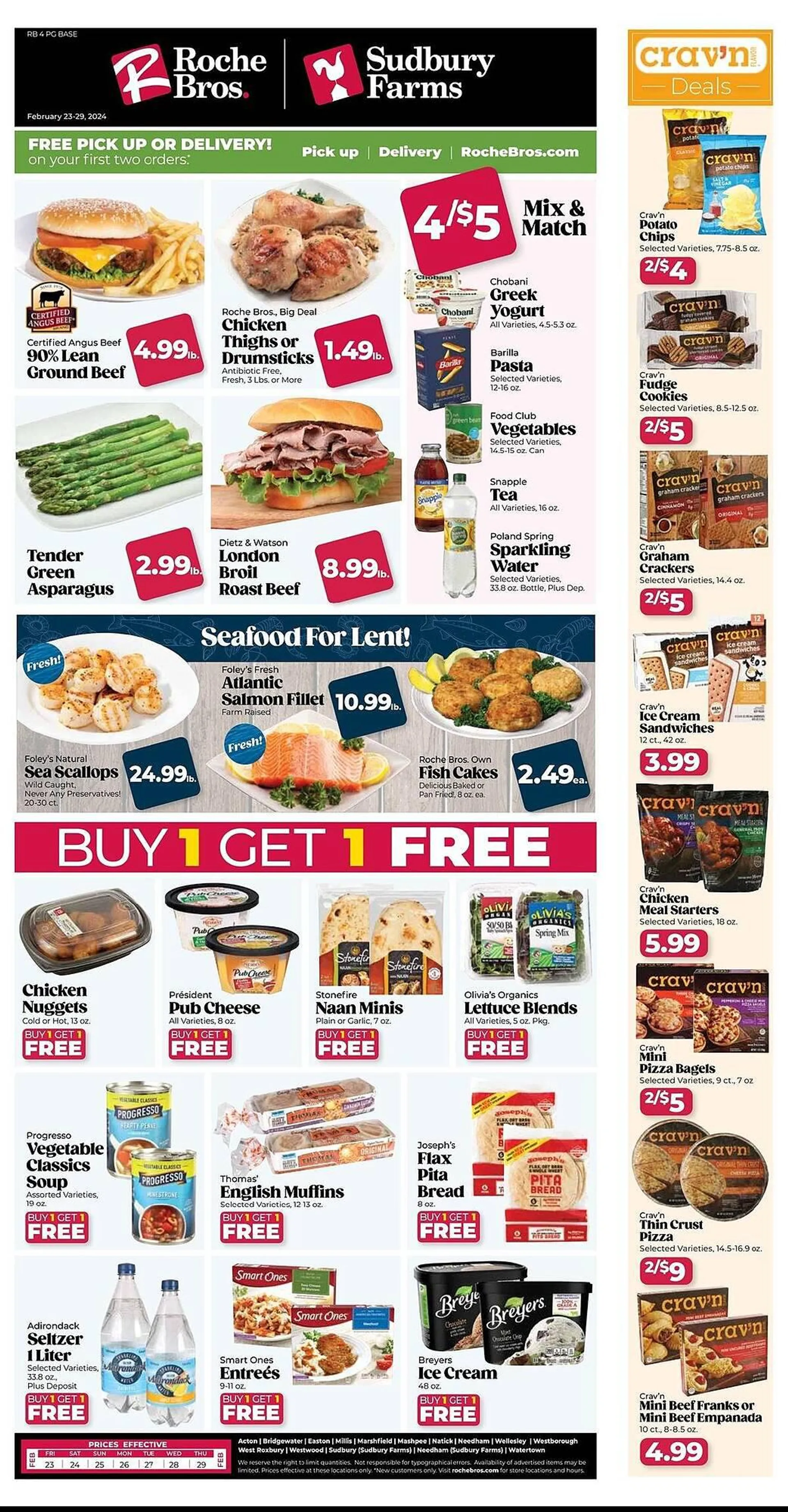 Weekly ad Roche Bros Weekly Ad from February 23 to February 29 2024 - Page 