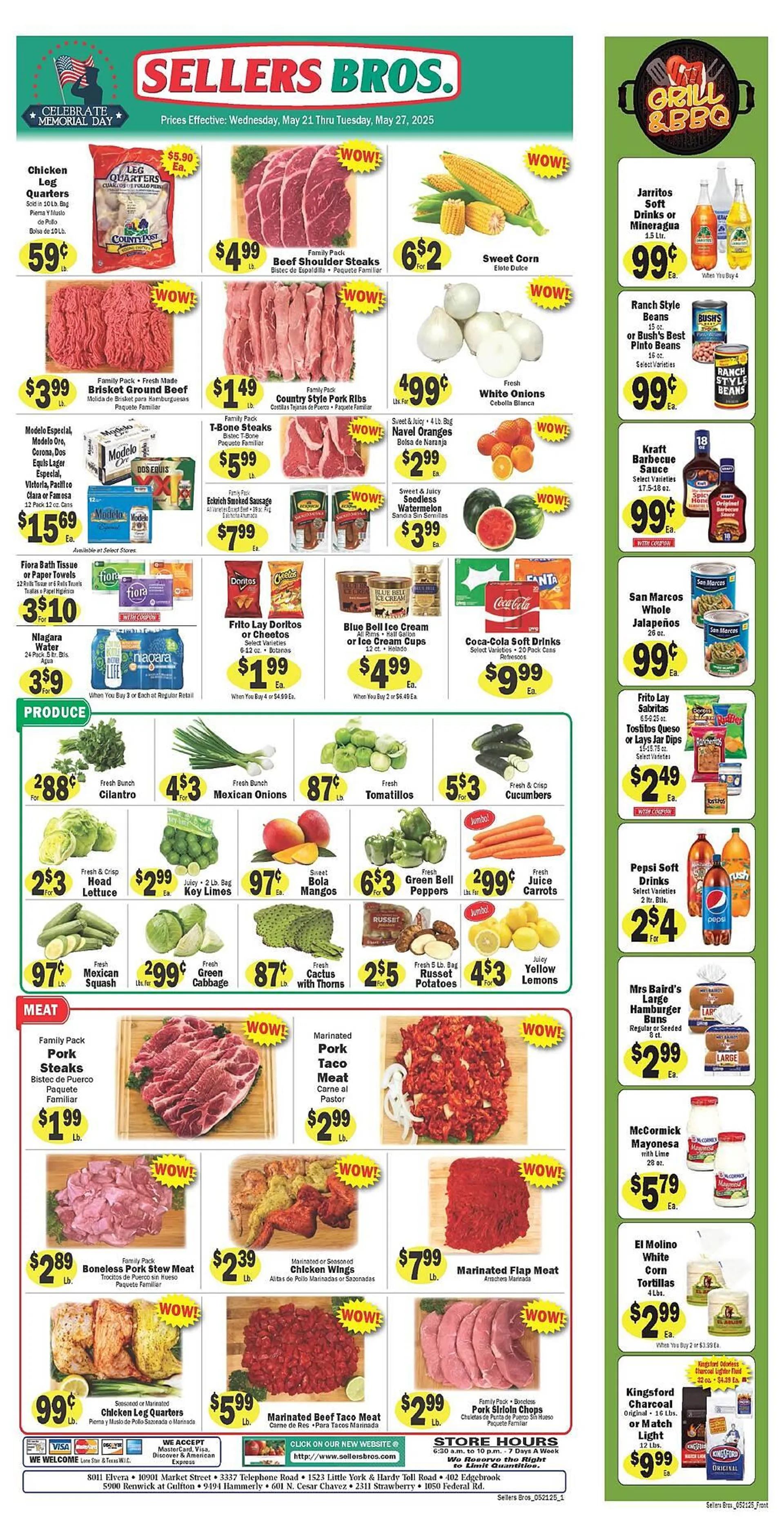 Sellers Bros Weekly Ad - 1