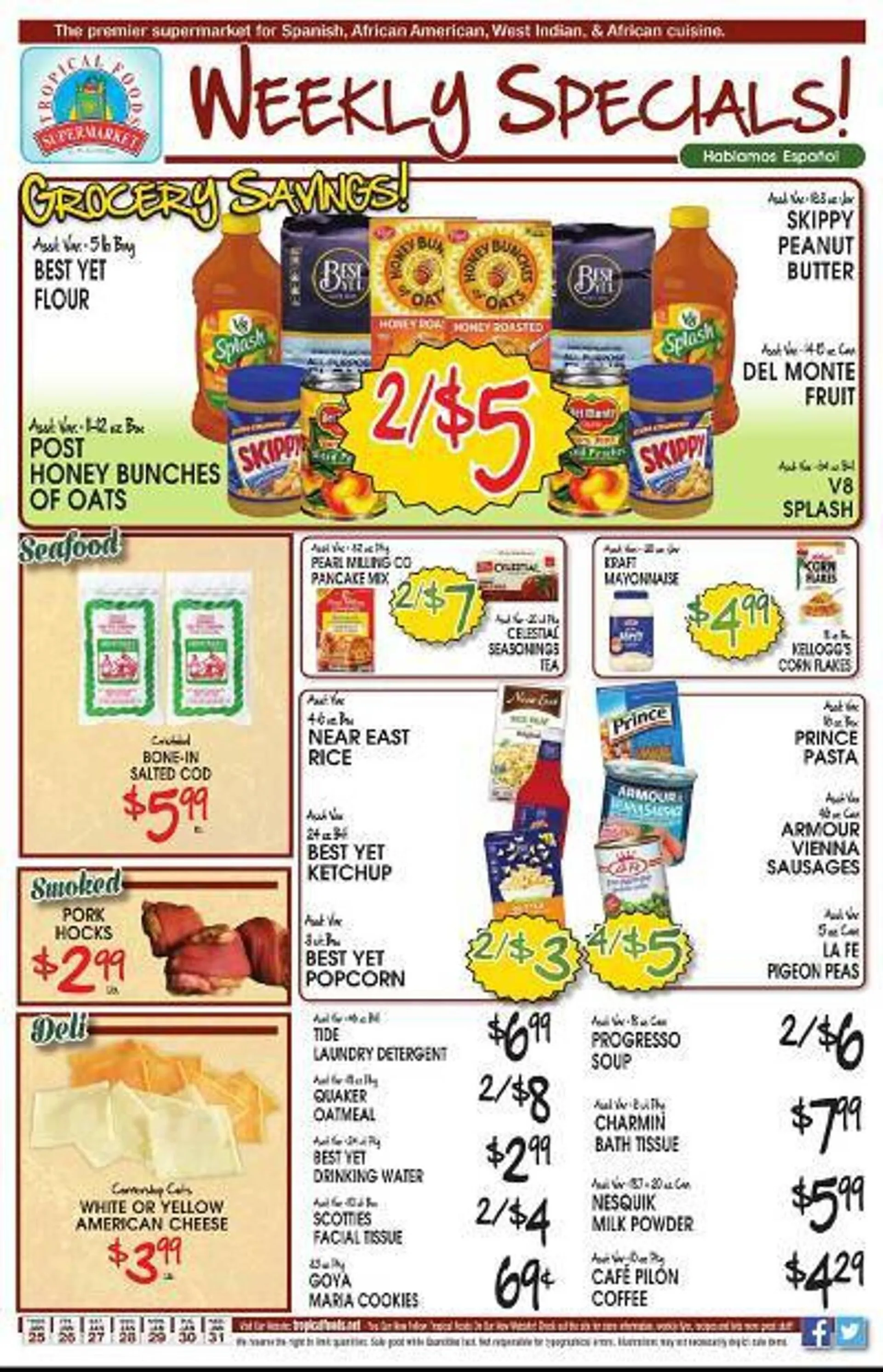 Weekly ad Tropical Foods Supermarket Weekly Ad from January 25 to January 31 2024 - Page 