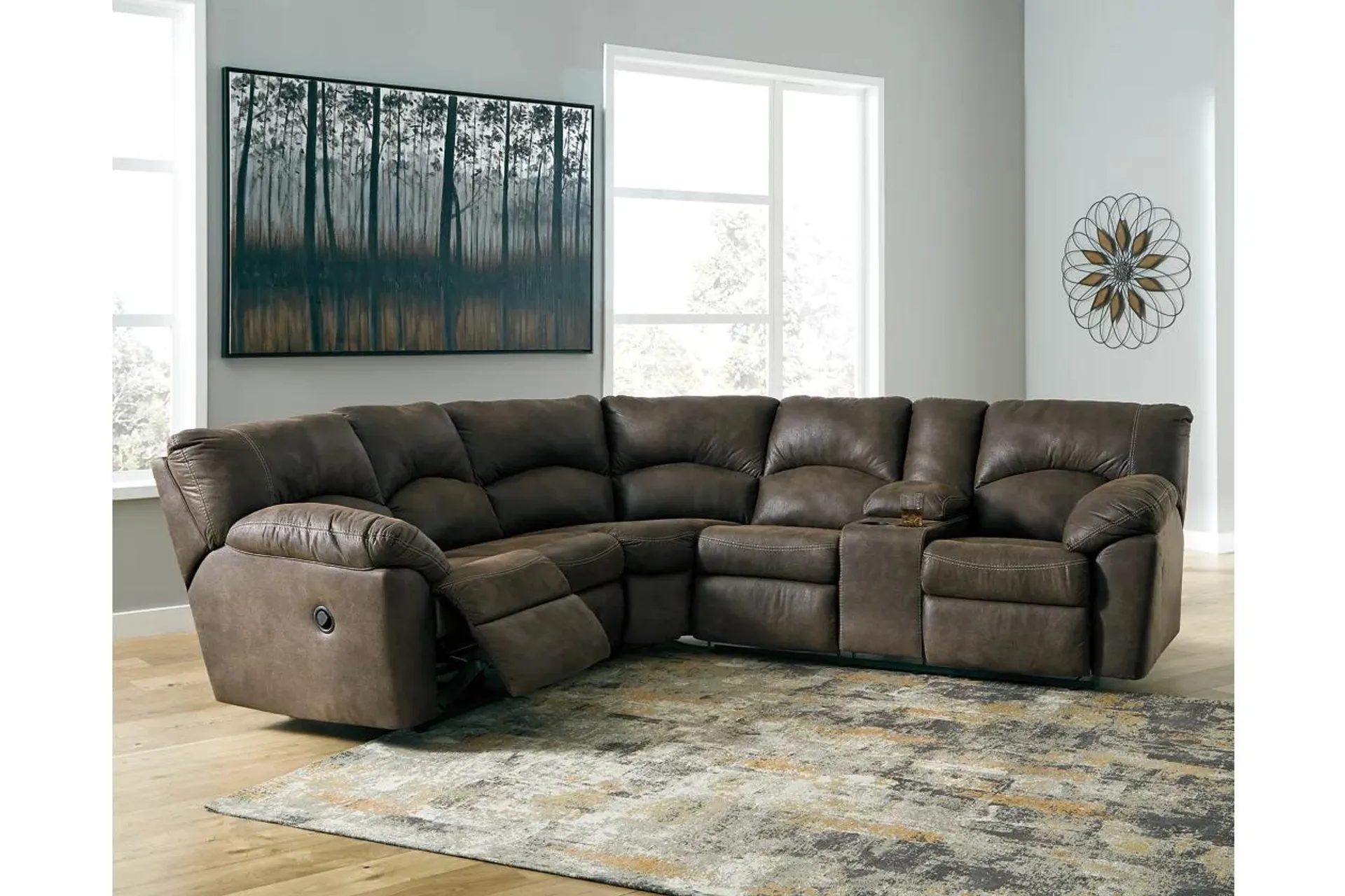 Tambo 2-Piece Manual Reclining Sectional