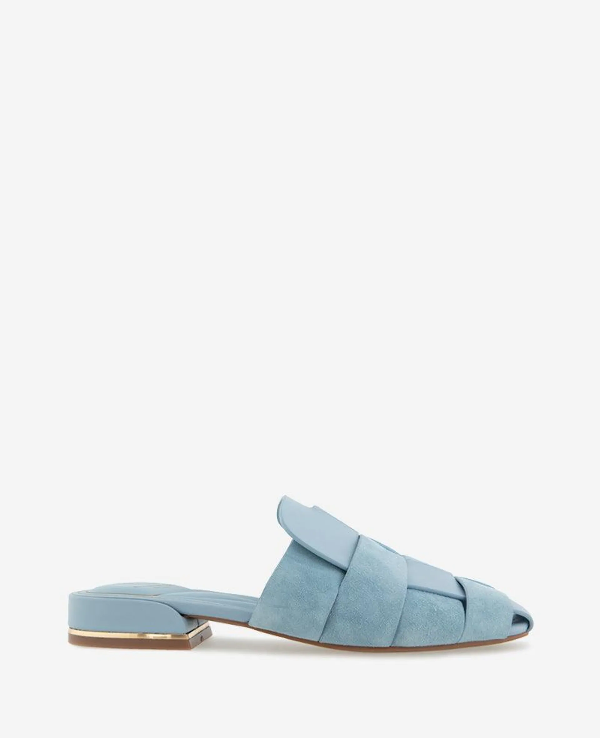 Faina Leather Fisherman Slide Sandal