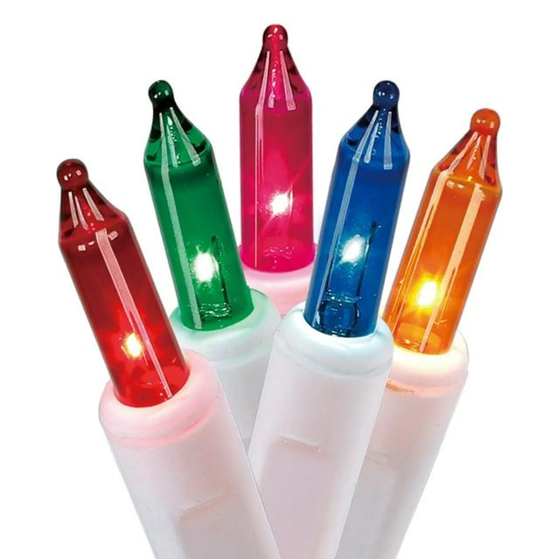 Multi-Color incandescent Mini Lights Holiday Lighting, 22.5 ft, by Holiday Time