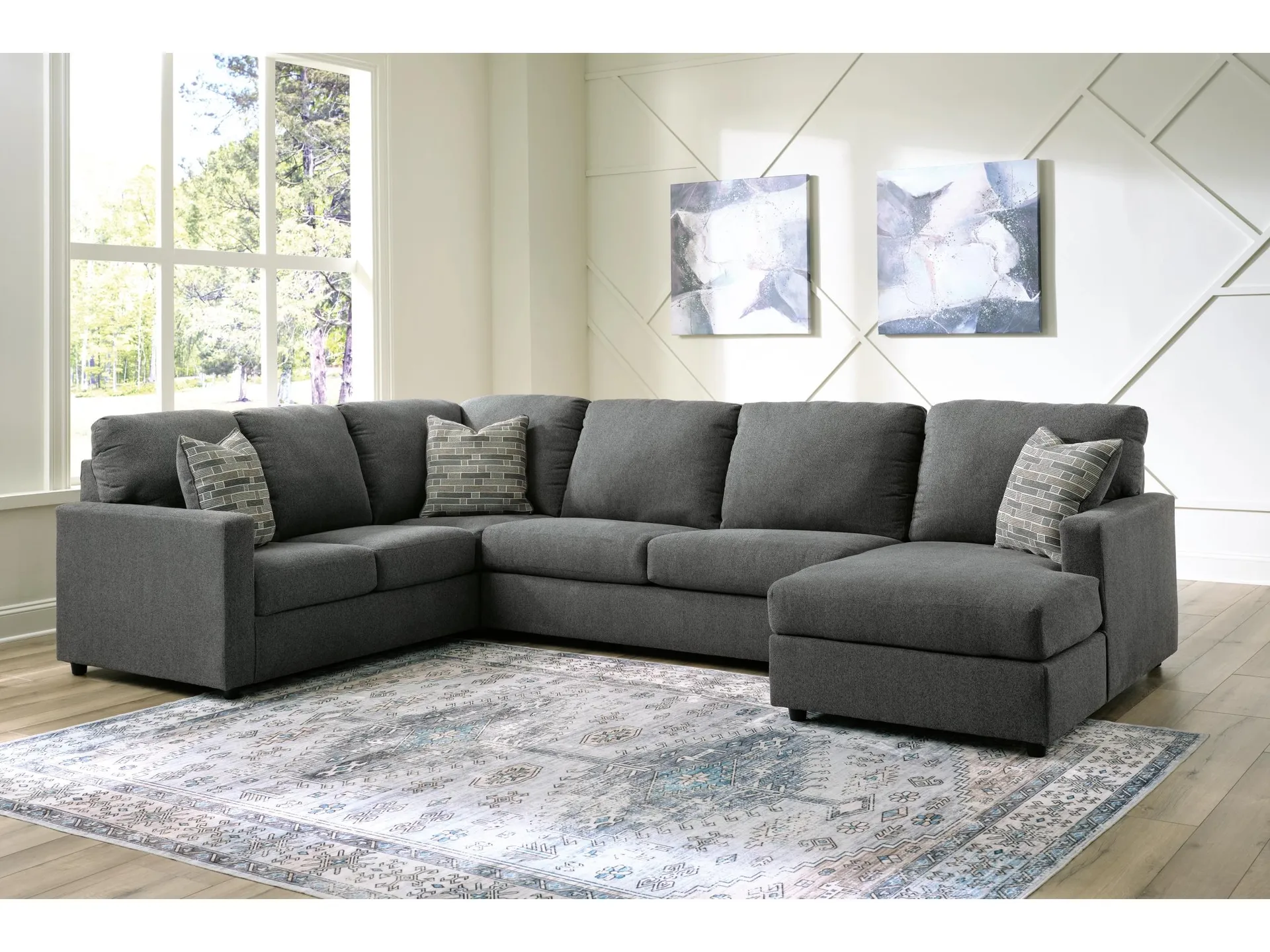 Edenfield 3-Piece Sectional with Chaise