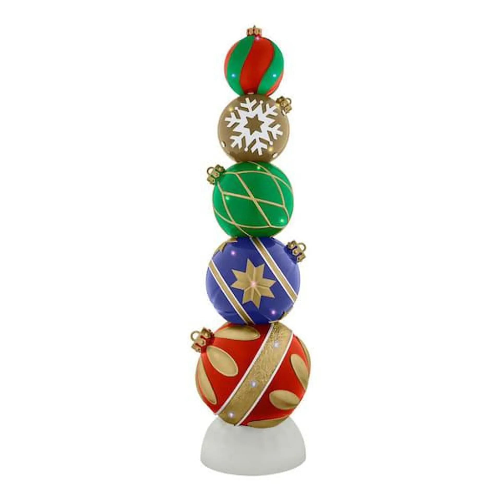 7.5 ft. LED Ornament Stack