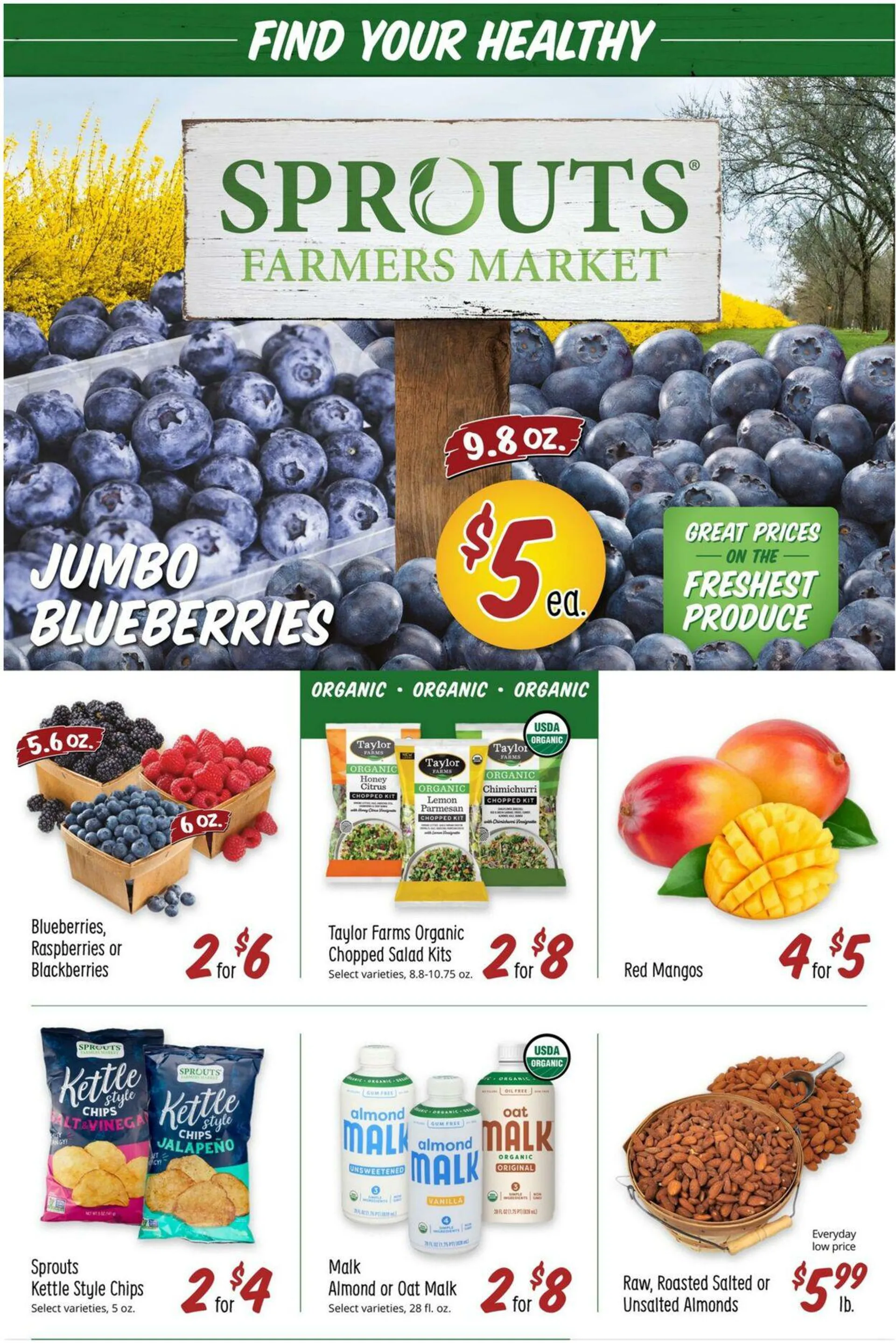 Weekly ad Sprouts Current weekly ad from April 10 to April 16 2024 - Page 1