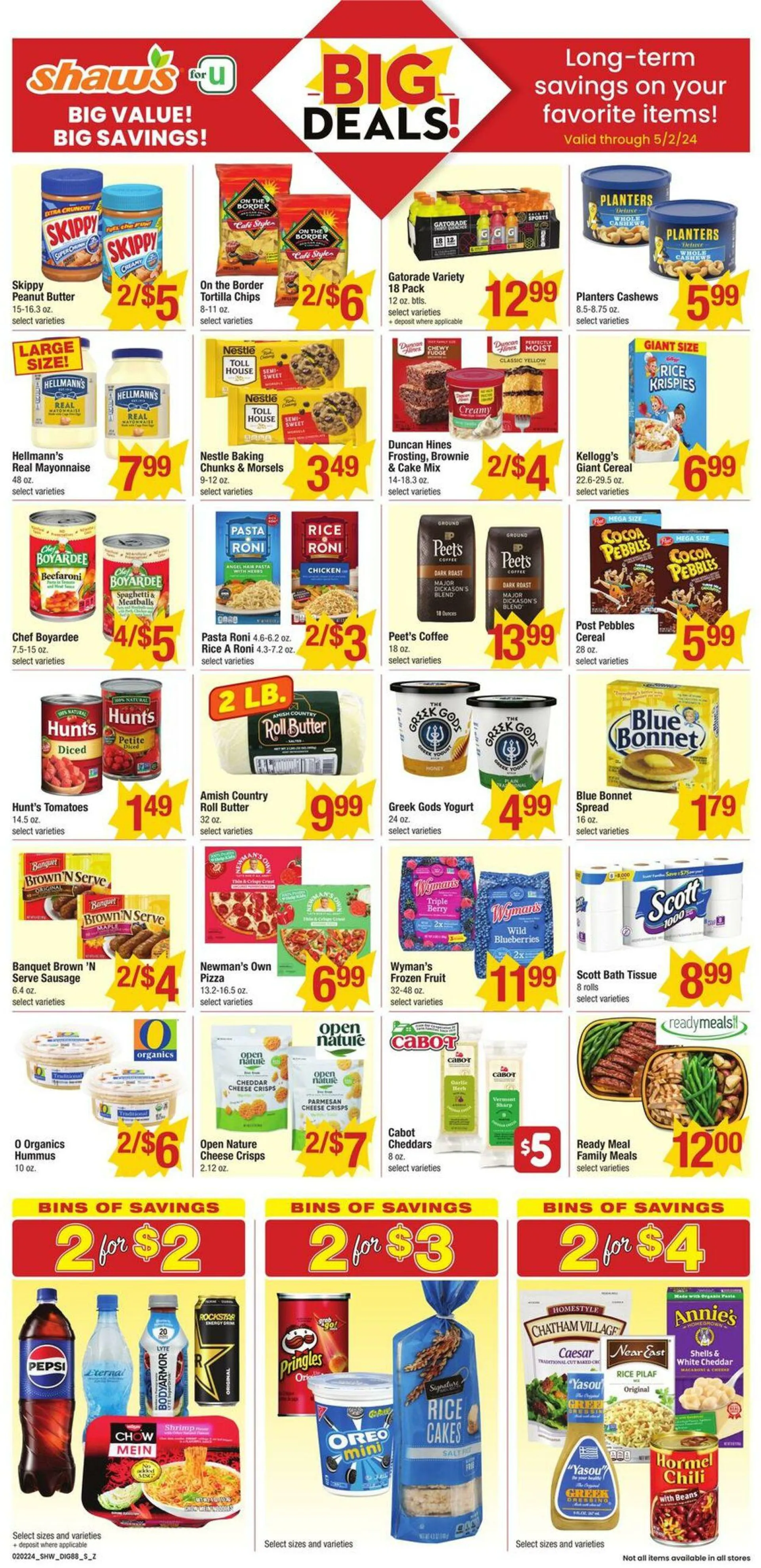 Weekly ad Shaws from February 2 to May 2 2024 - Page 1