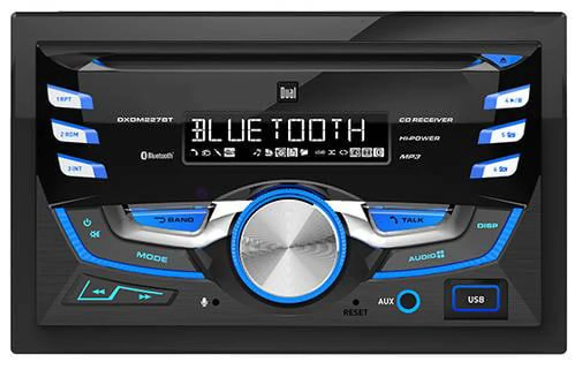 Dual Audio 200 Watt Car Stereo - DXDM227BT