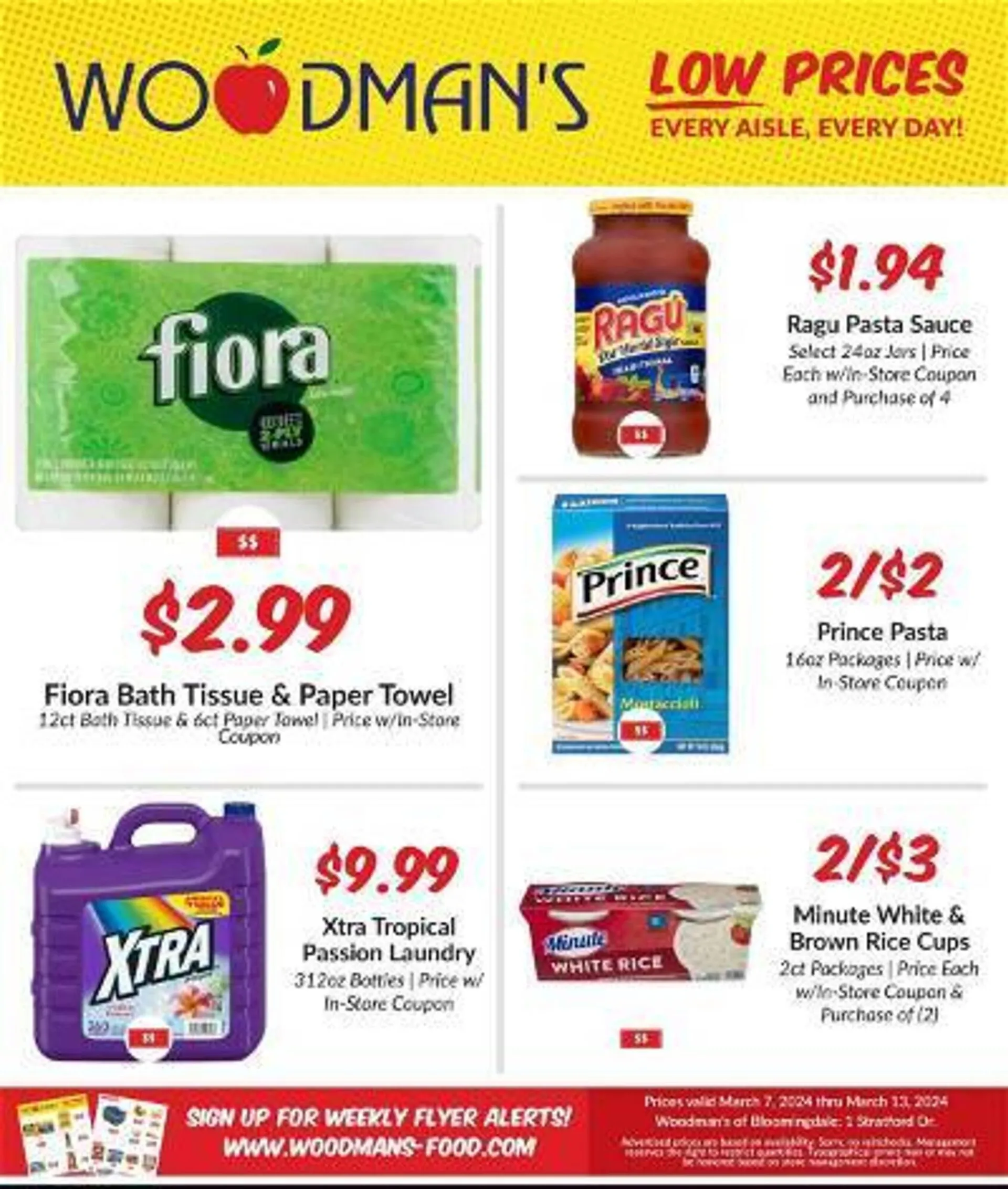 Weekly ad Woodman's Weekly Ad from March 7 to March 13 2024 - Page 1