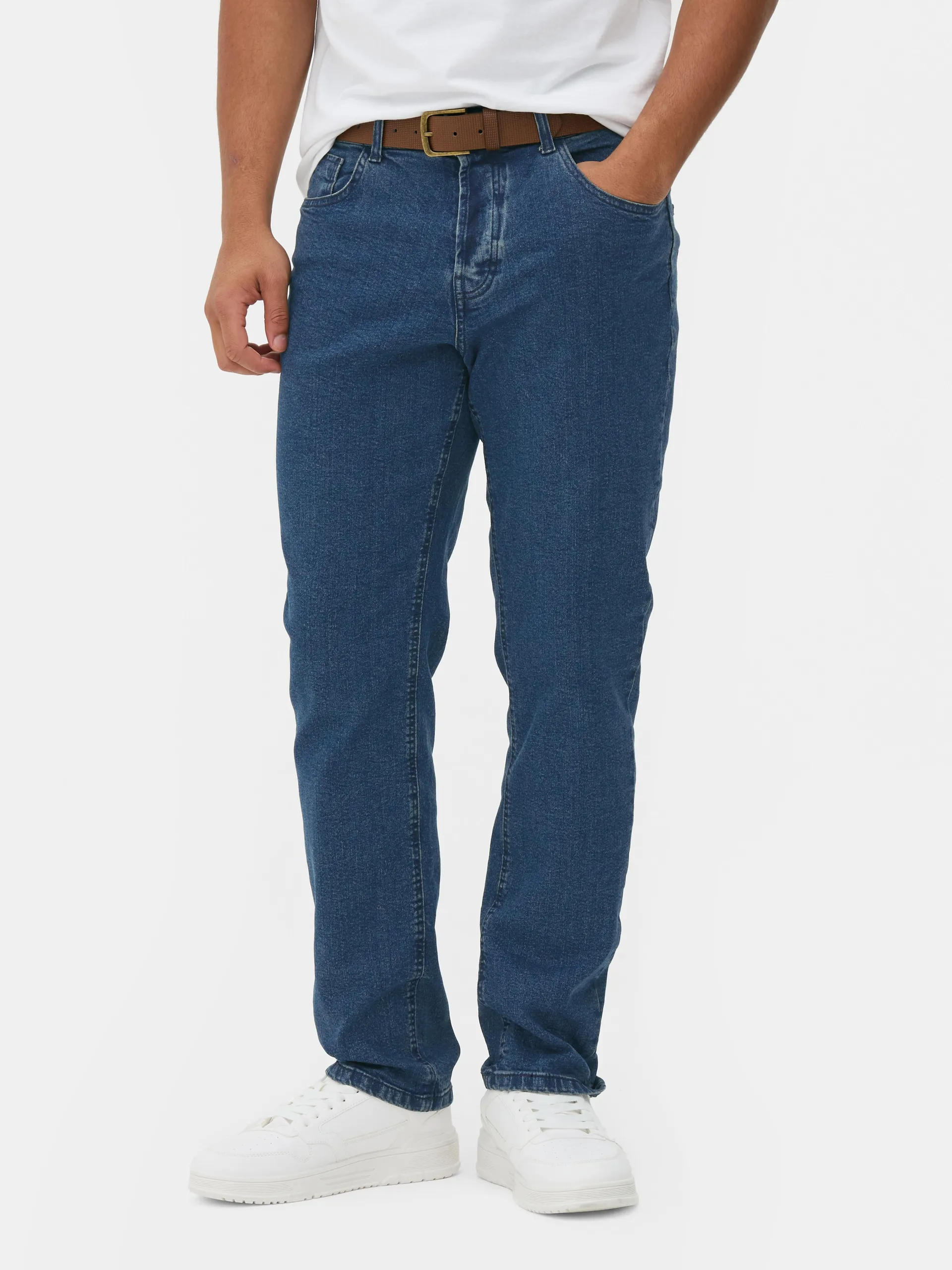 Stretch Straight Jeans