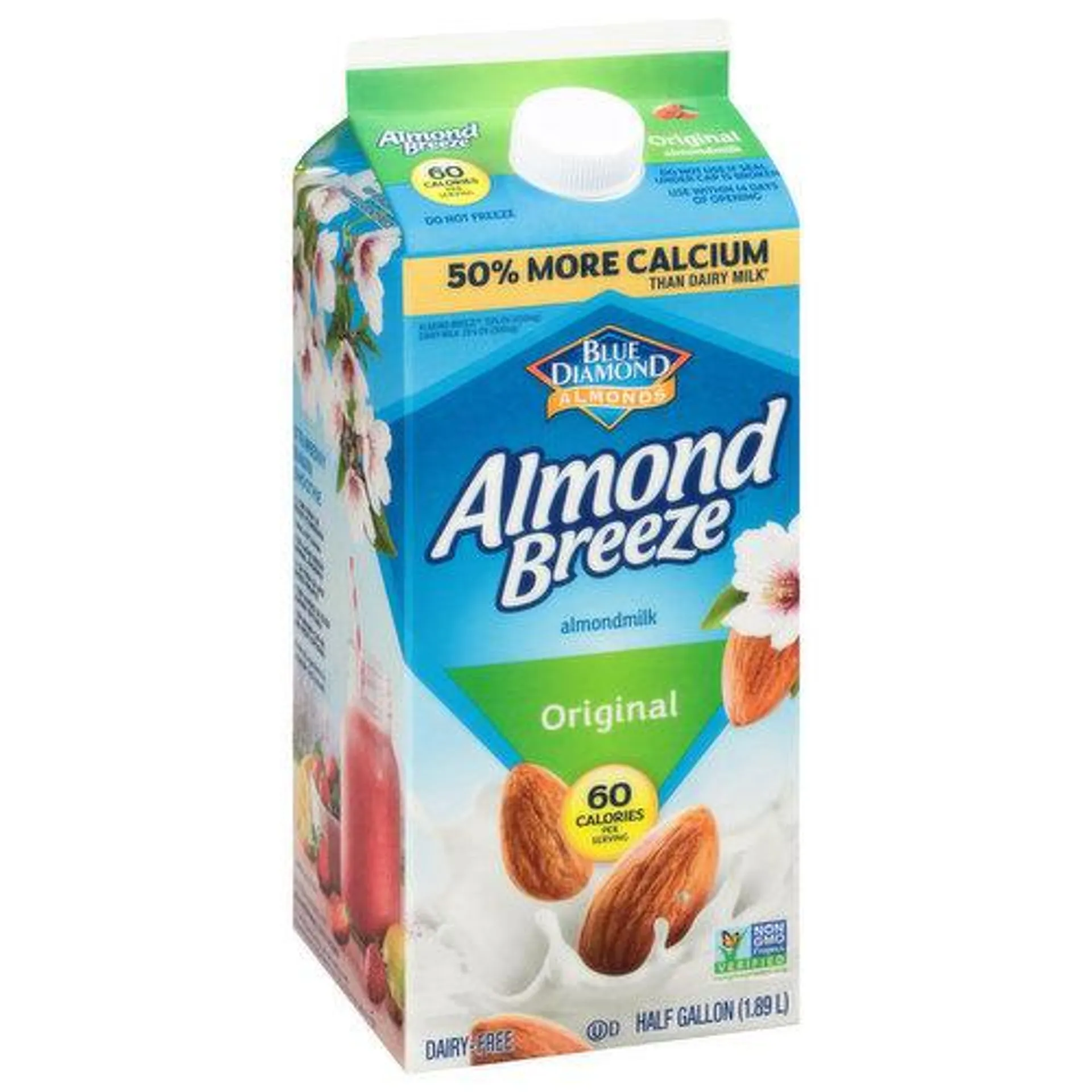 Almond Breeze Almondmilk, Original - 0.5 Gallon