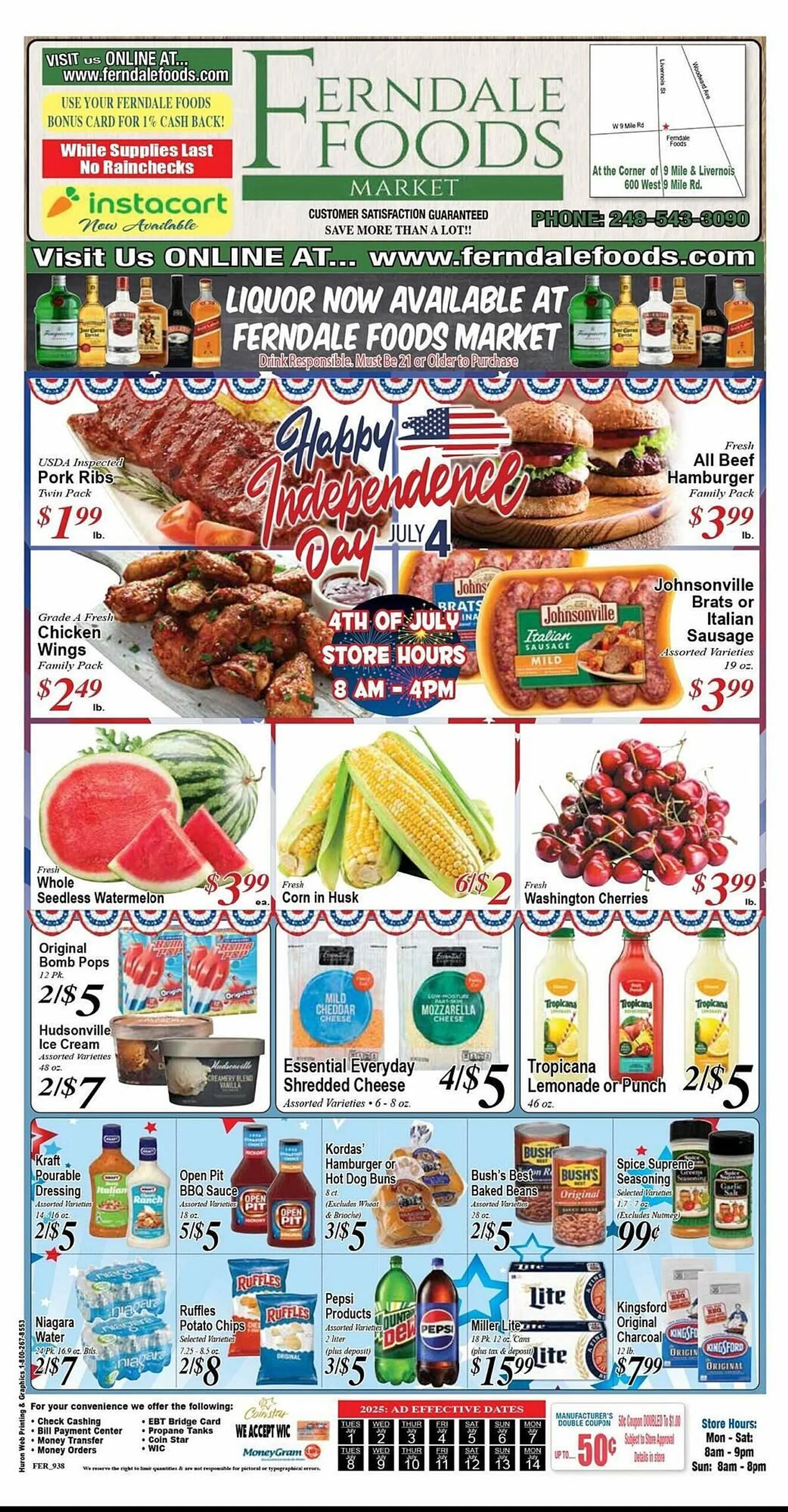 Weekly ad Ferndale Foods Weekly Ad from July 1 to July 14 2025 - Page 1