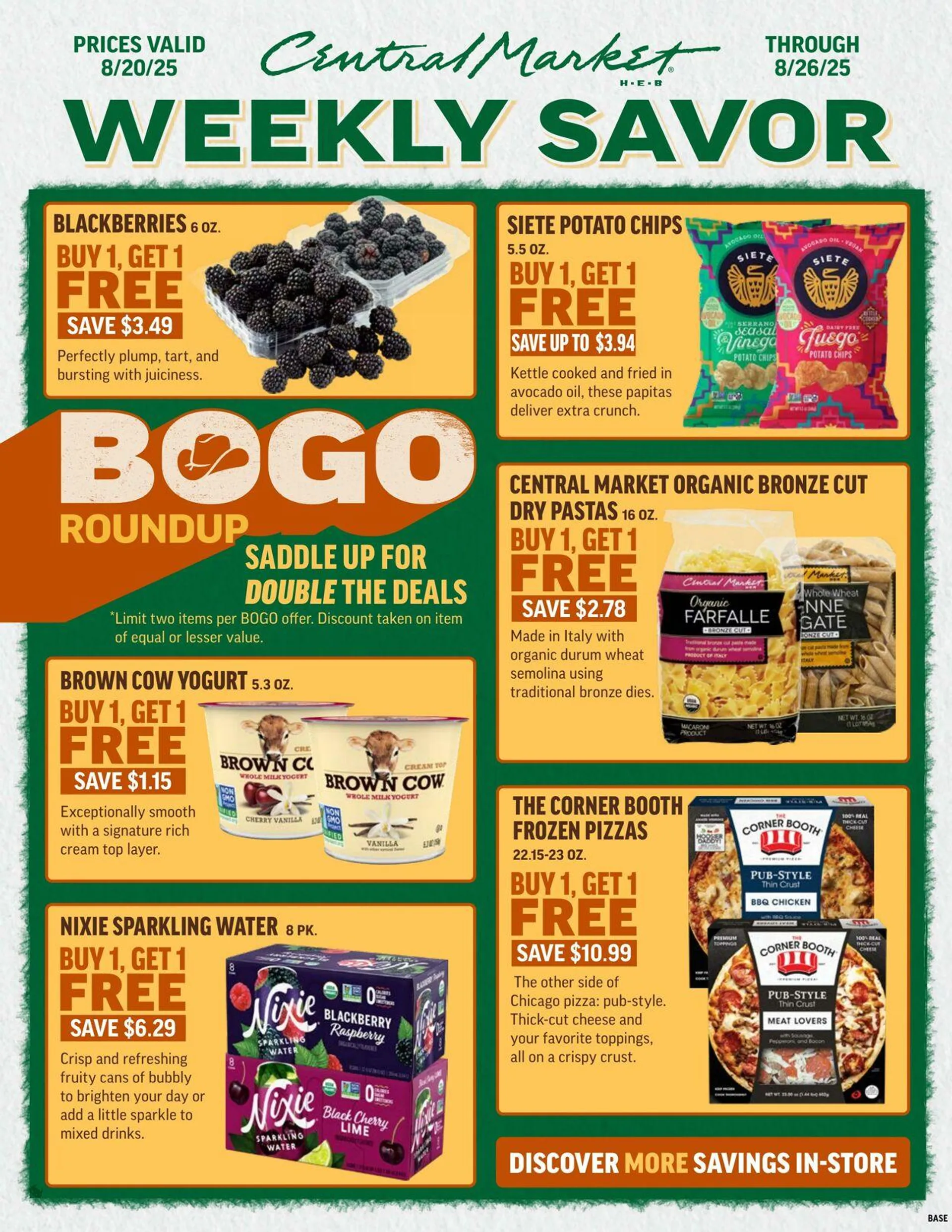 Weekly ad Central Market from August 20 to August 26 2025 - Page 1