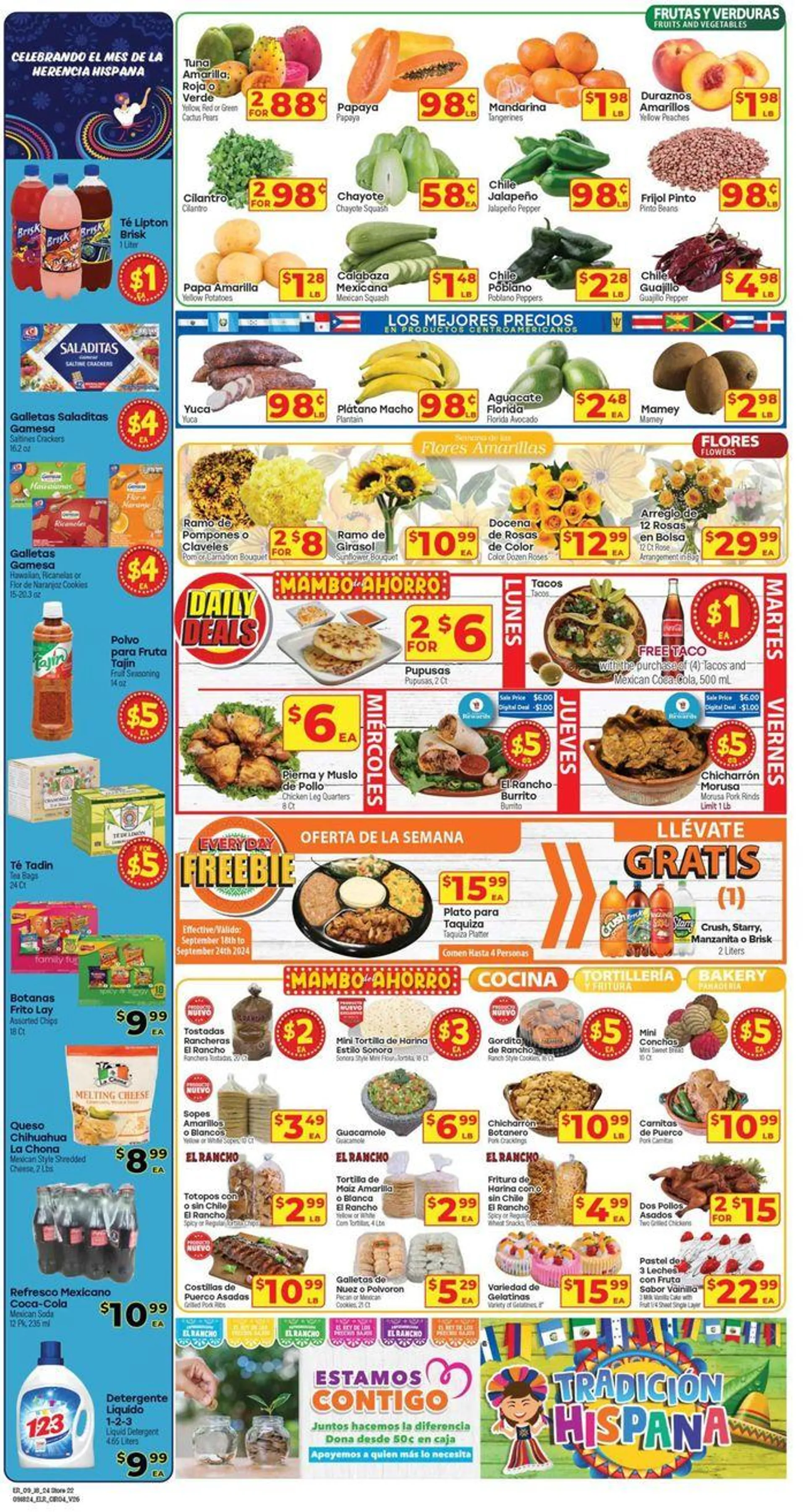 Weekly ad Supermercado El Rancho Weekly ad from September 18 to October 2 2024 - Page 4