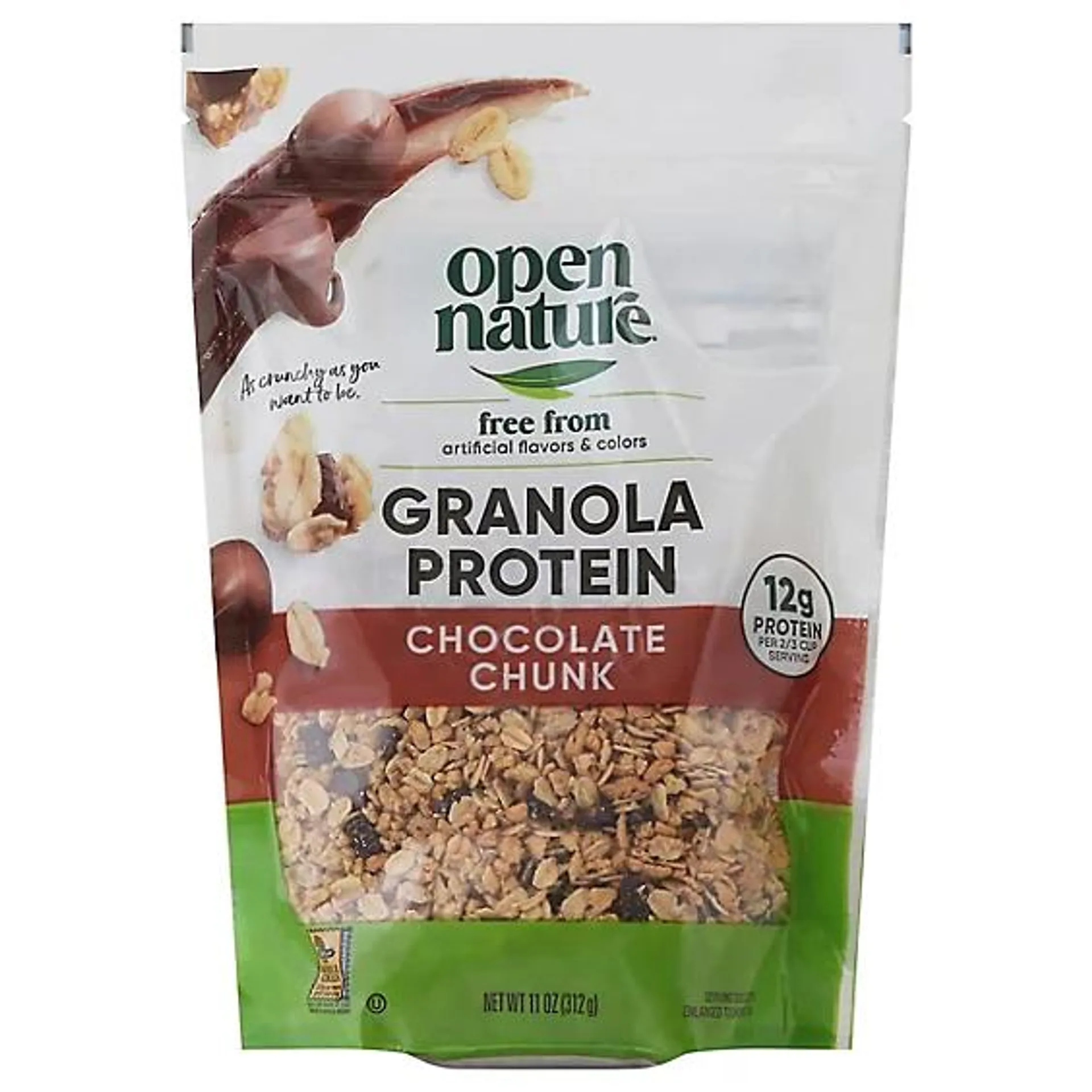 Open Nature Protein Chocolate Chunk Granola - 11 Oz