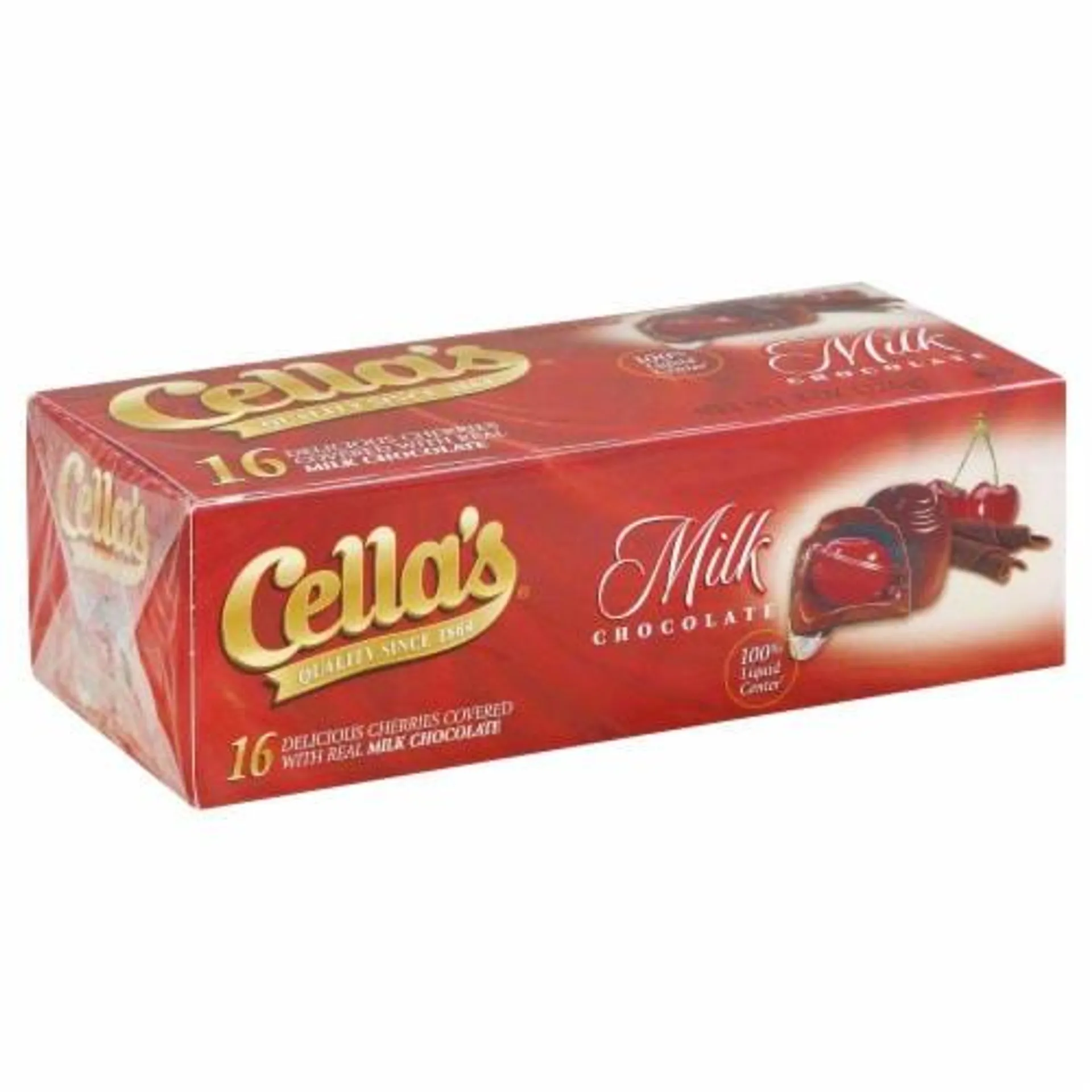 Cella's Milk Chocolate Covered Cherries Holiday Gift Box