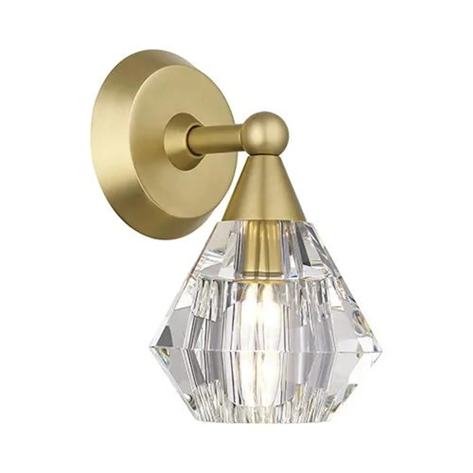 Livex Lighting Brussels Crystal Single Wall Sconce