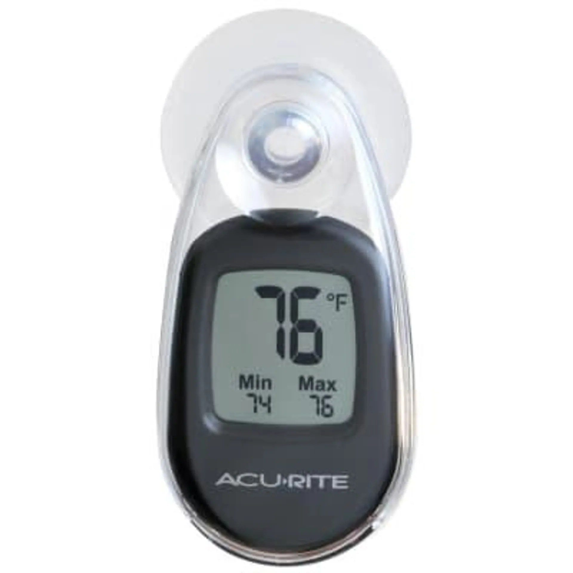 AcuRite Suction Cup Thermometer - Black