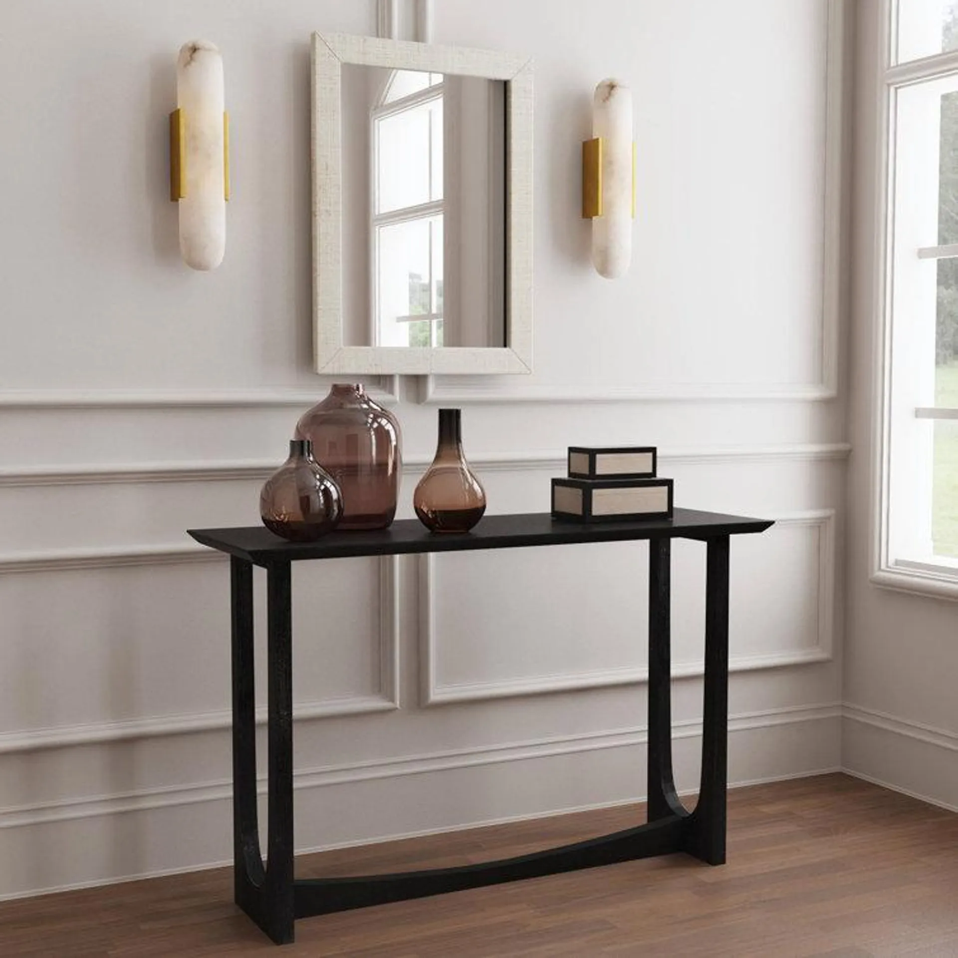 Reverse Arch Console Table