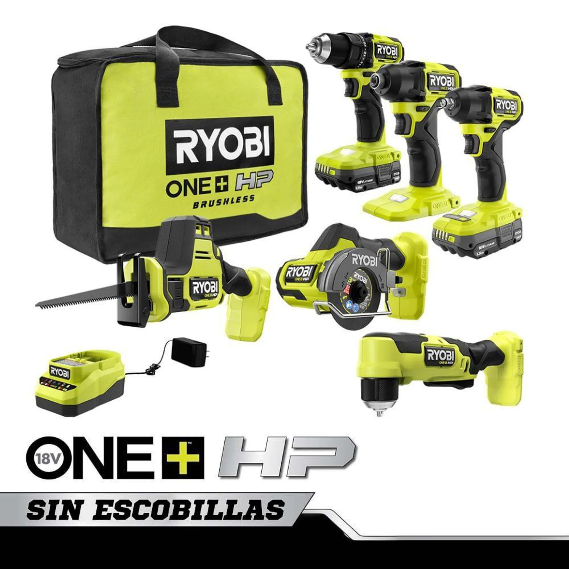 18V ONE+ HP Compact Brushless 6-Tool Combo Kit