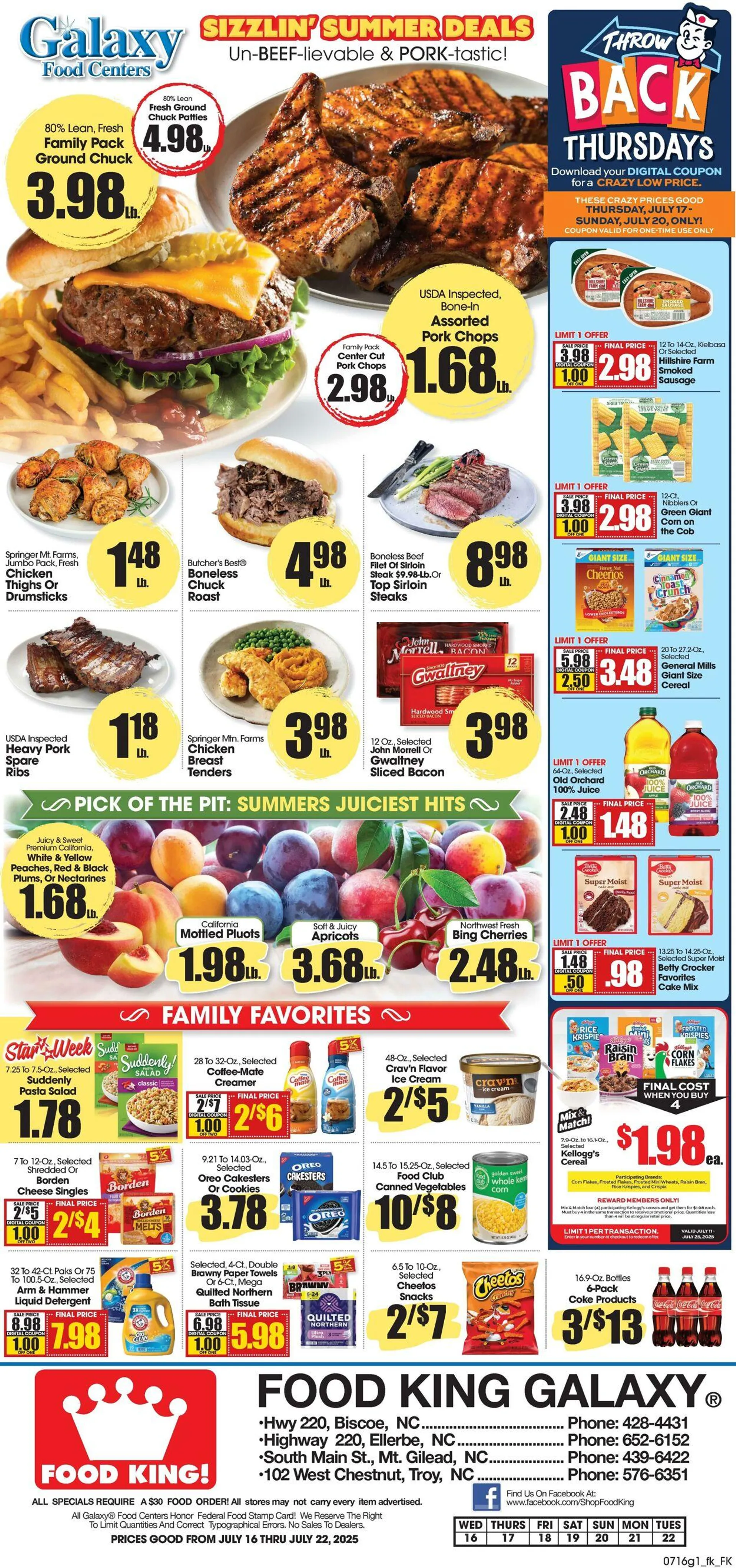 Weekly ad Food King Current weekly ad from July 16 to July 22 2025 - Page 1