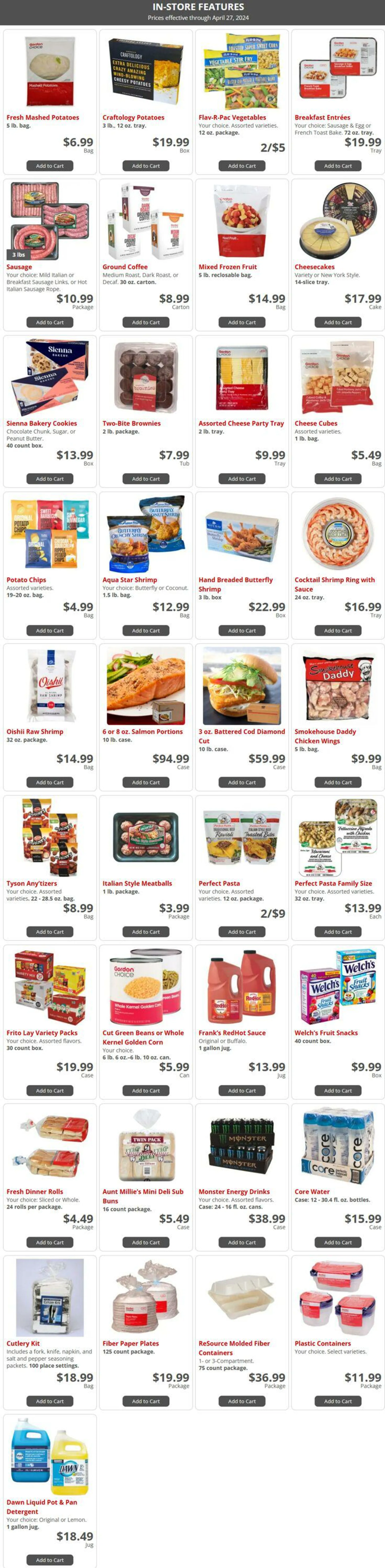 Weekly ad Gordon Food Service Store from March 26 to April 27 2024 - Page 